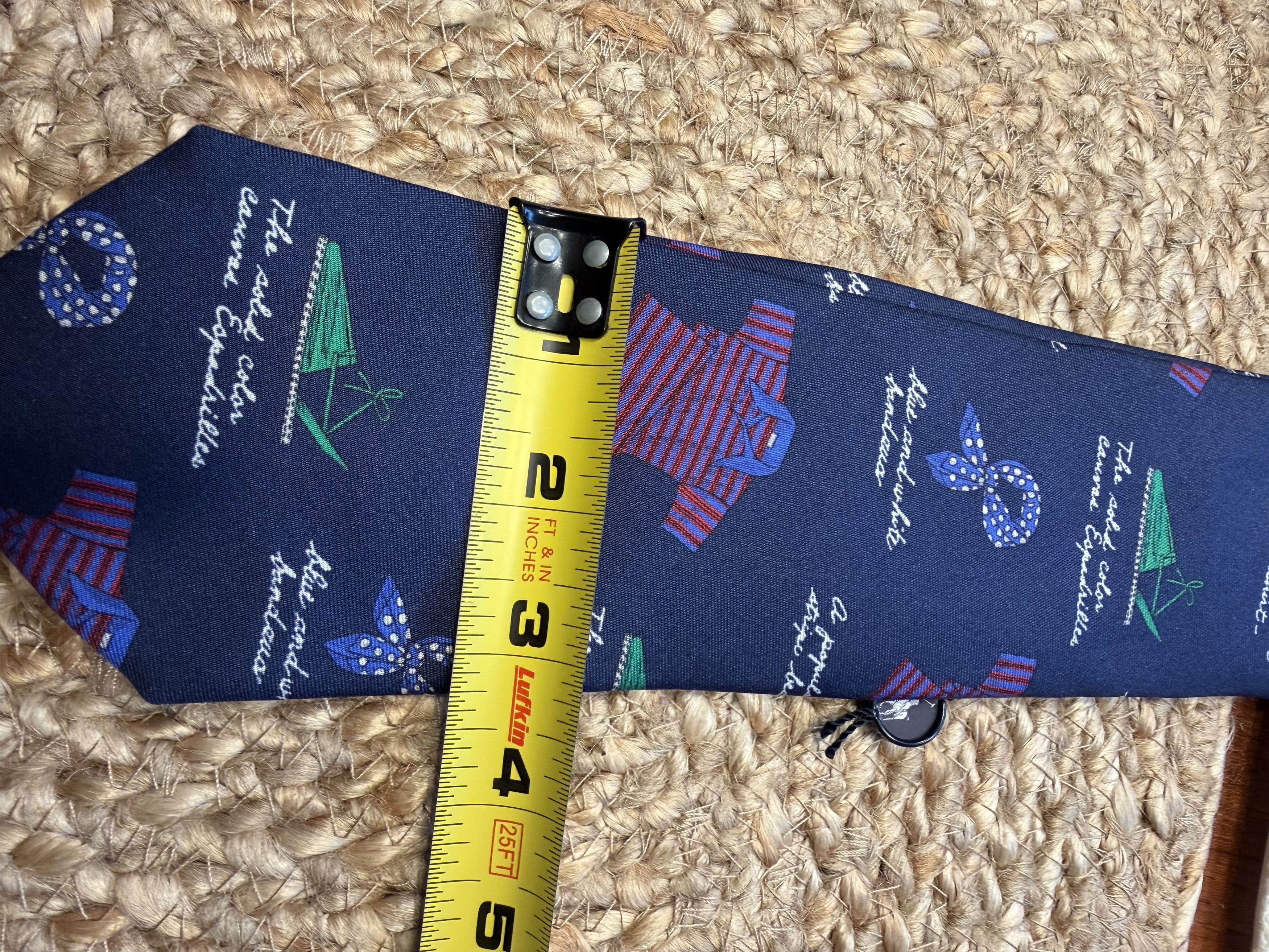 Polo Ralph Lauren New Polo Ralph Lauren Vintage Graphic Tie Silk Italy Size ONE SIZE - 6 Thumbnail