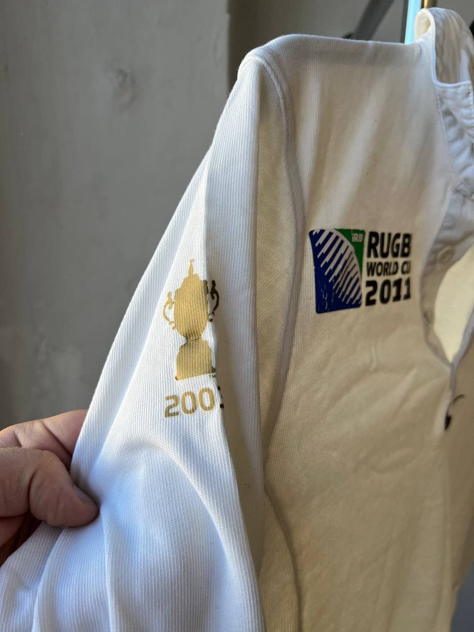 2011 ENGLAND TEAM IRB WORLD CUP RUGBY JERSEY RARE SHIRT SZ M