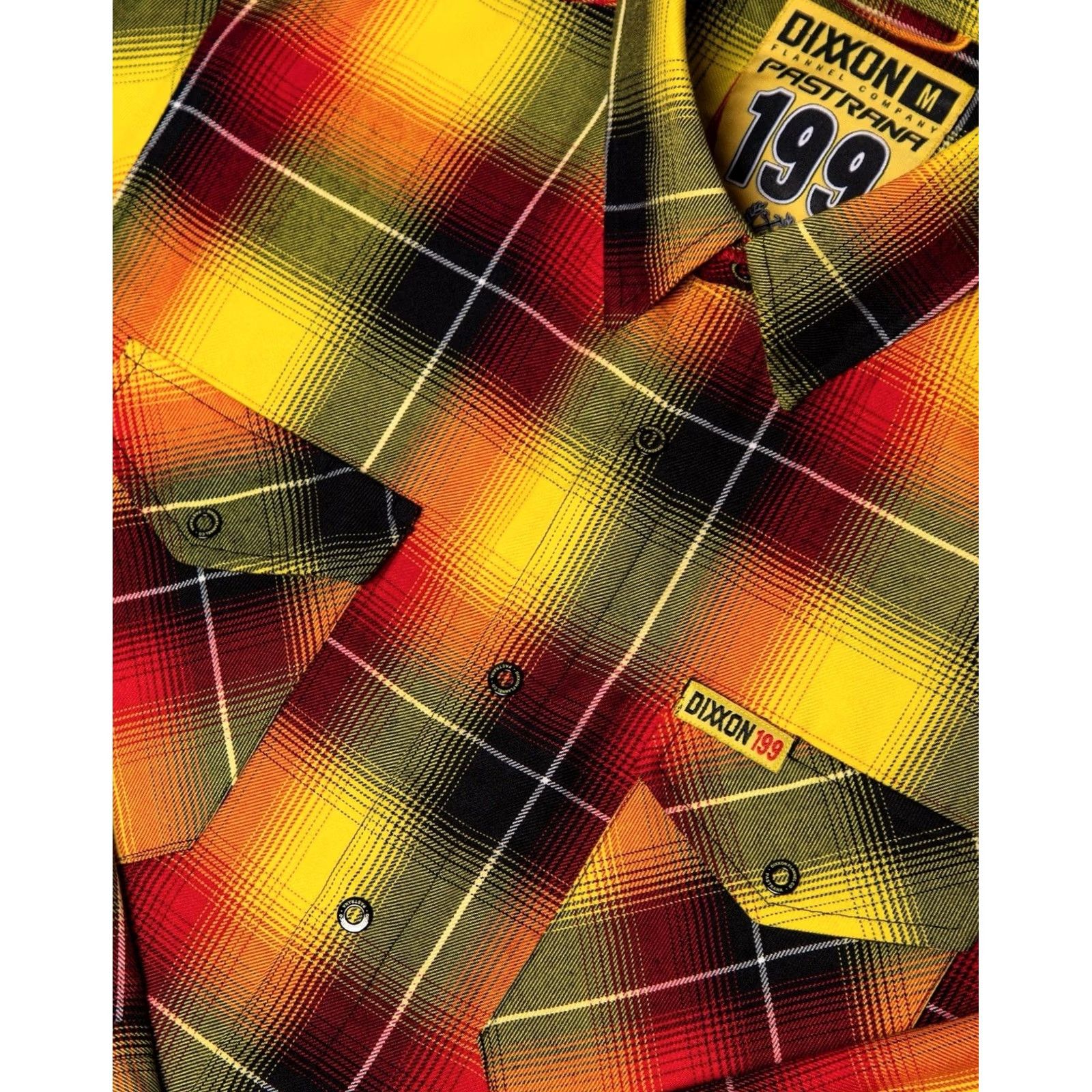 Vintage Dixxon Flannel Co. Travis Pastrana 2.0 Long Sleeve Button-Up Shirt Mens 2XL Red Yellow Black White Plaid Flannel Size US XXL / EU 58 / 5 - 2 Thumbnail