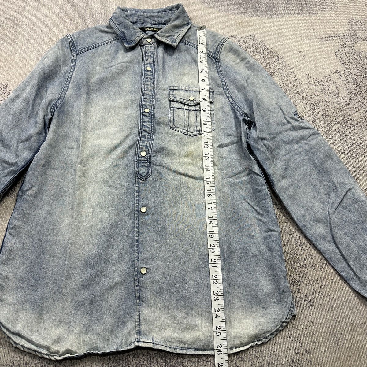 Tornado Mart Tornado mart shirt blue denim Size US S / EU 44-46 / 1 - 5 Thumbnail