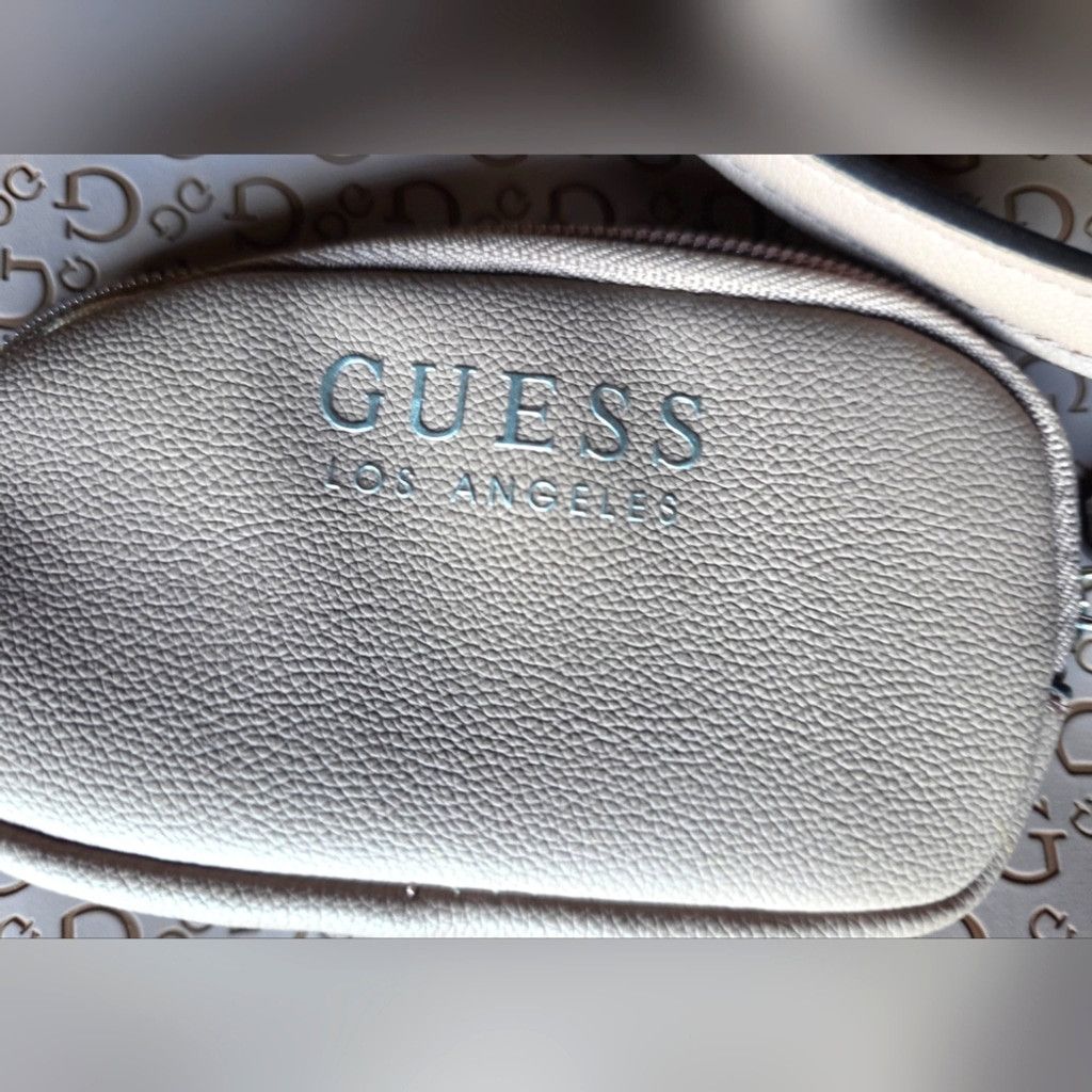 Guess Guess Light Pink Monogram Tote with Pouch Size ONE SIZE - 14 Thumbnail