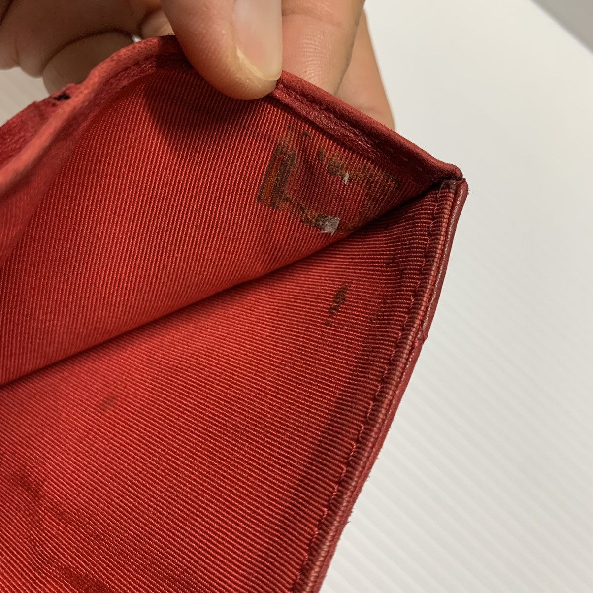 Chanel Chanel Red Leather Wallet Size ONE SIZE - 21 Thumbnail
