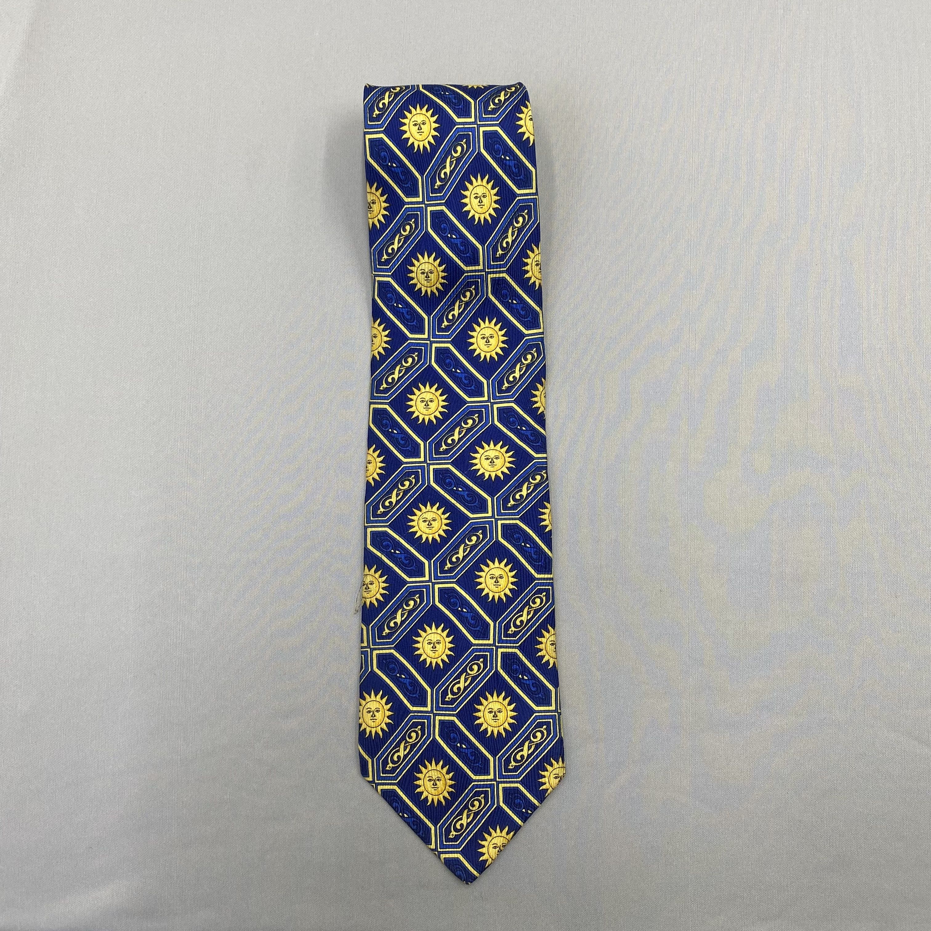Japanese Brand Vintage Gianni Versace SILK Necktie Cravate Pure Silk Size ONE SIZE - 3 Thumbnail