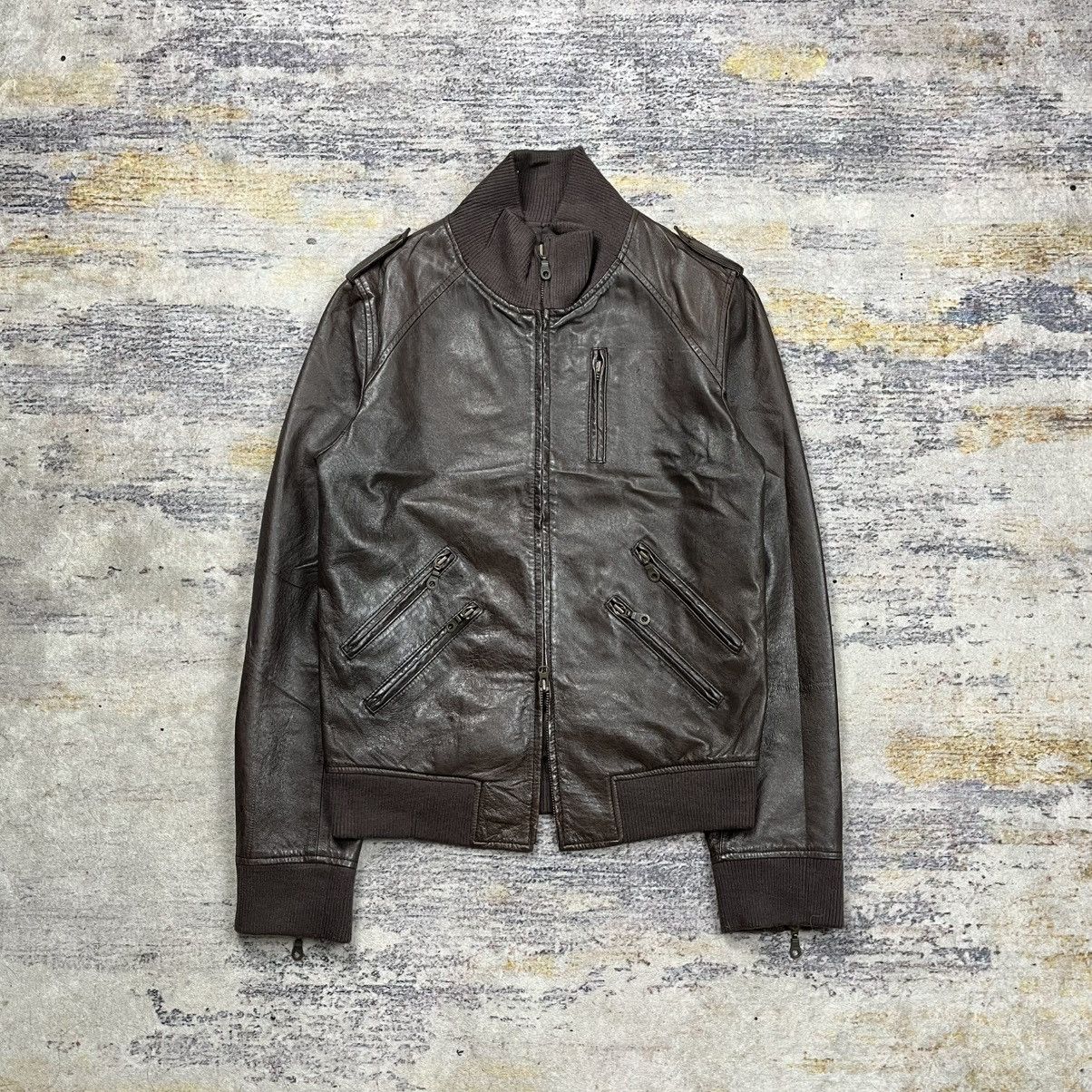 Men's Isamu Katayama Backlash Leather Jackets | Grailed