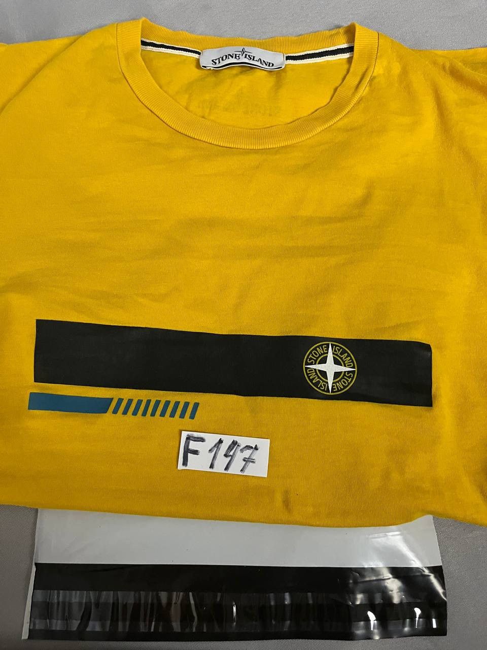 Stone Island Stone Island Tee T Shirt Yellow Size US S / EU 44-46 / 1 - 13 Thumbnail