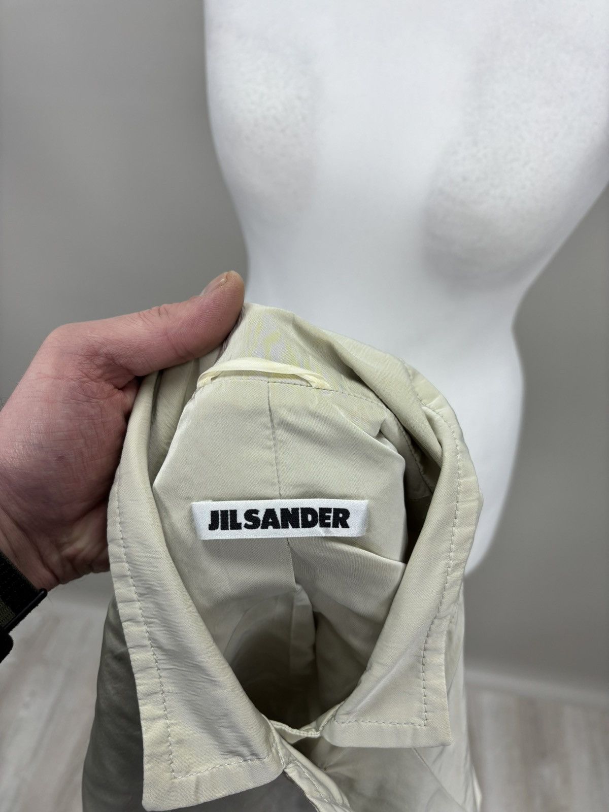 Jil Sander Womens blazer Jil Sander Size 36 Color Beige Size XS / US 0-2 / IT 36-38 - 11 Thumbnail