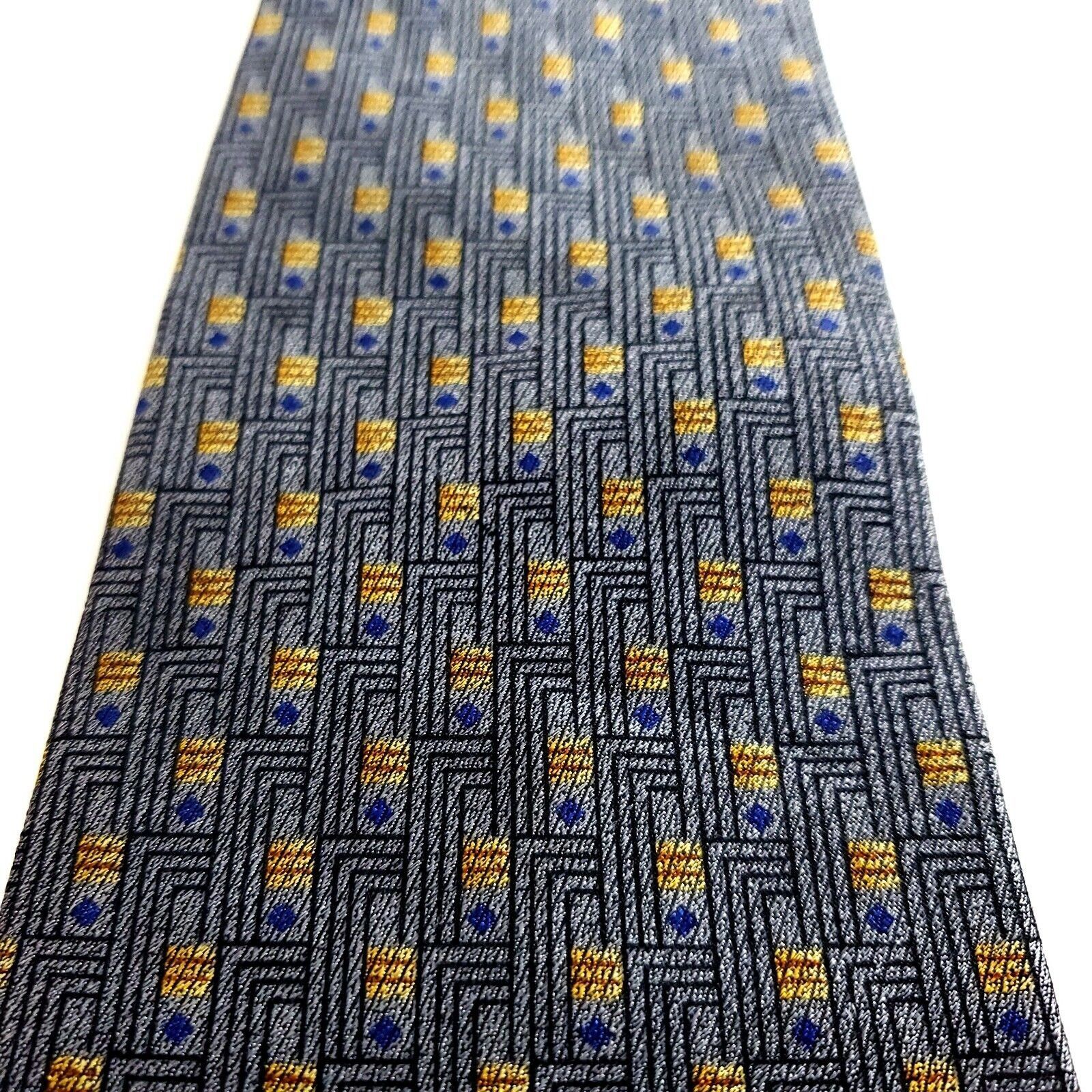 Perry Ellis Perry Ellis Portfolio Woven Gray Blue Brown Geometric Short Size ONE SIZE - 2 Thumbnail