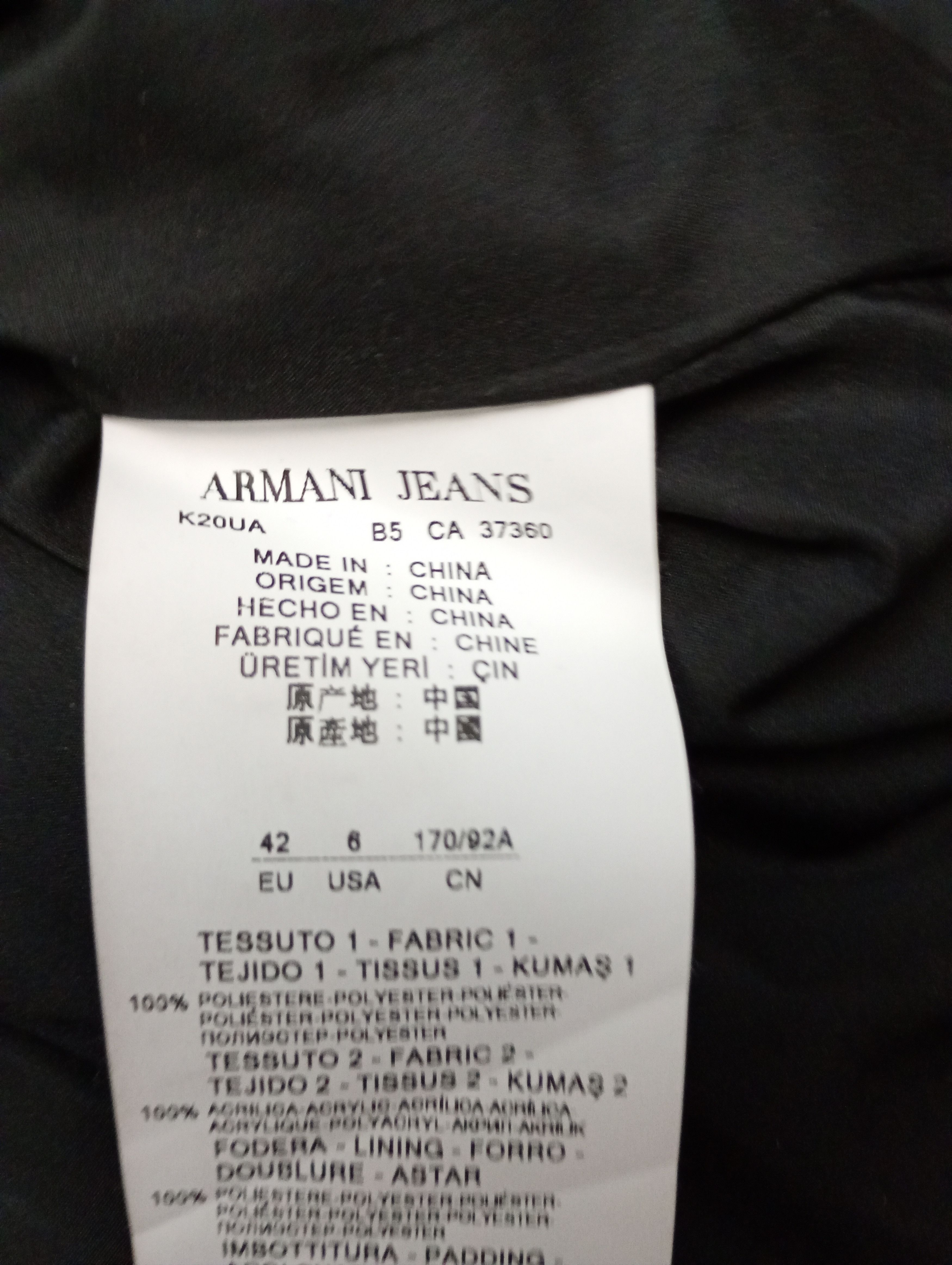 Armani Armani Jeans Down Jacket size Euro 42 Size M / US 6-8 / IT 42-44 - 10 Thumbnail