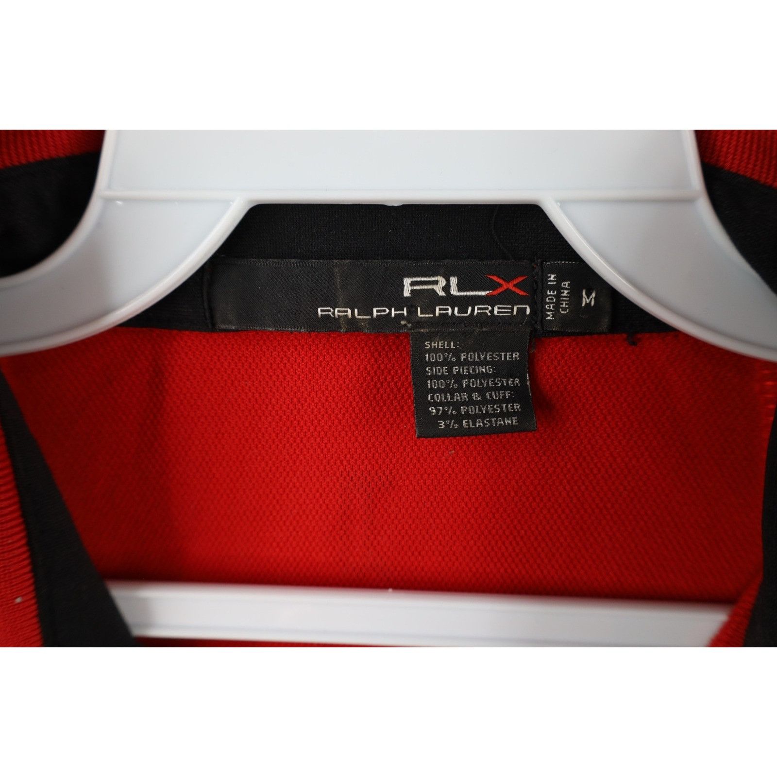 Polo Ralph Lauren Ralph Lauren RLX Distressed Spell Out Knit Tech Polo Size US M / EU 48-50 / 2 - 9 Thumbnail
