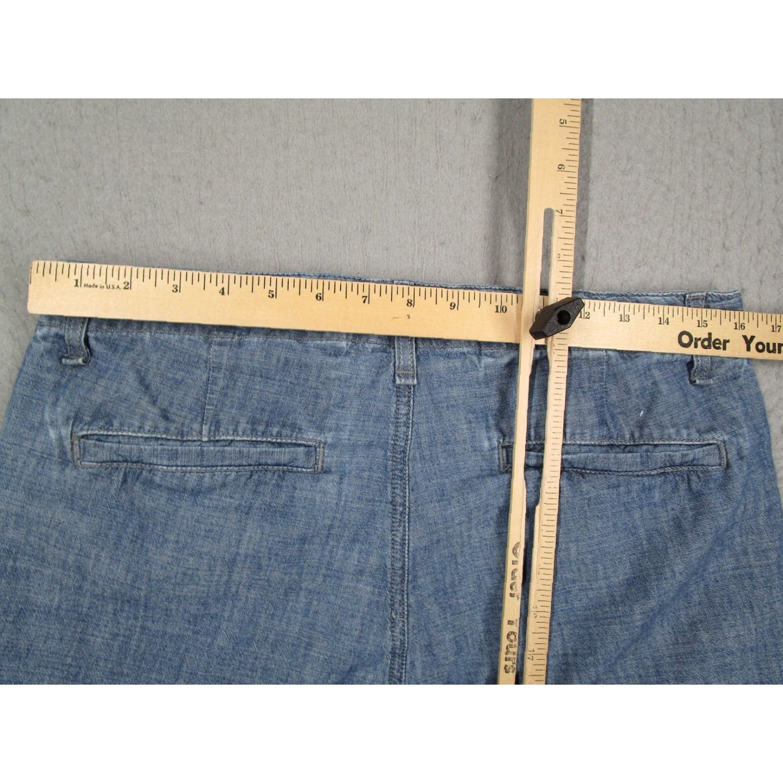 Rag & Bone Rag & Bone Pants Mens 30x30 Chambray Blue Cotton Chino Made In USA Lightweight Flat Front 5-Pocket Size US 30 / EU 46 - 6 Thumbnail