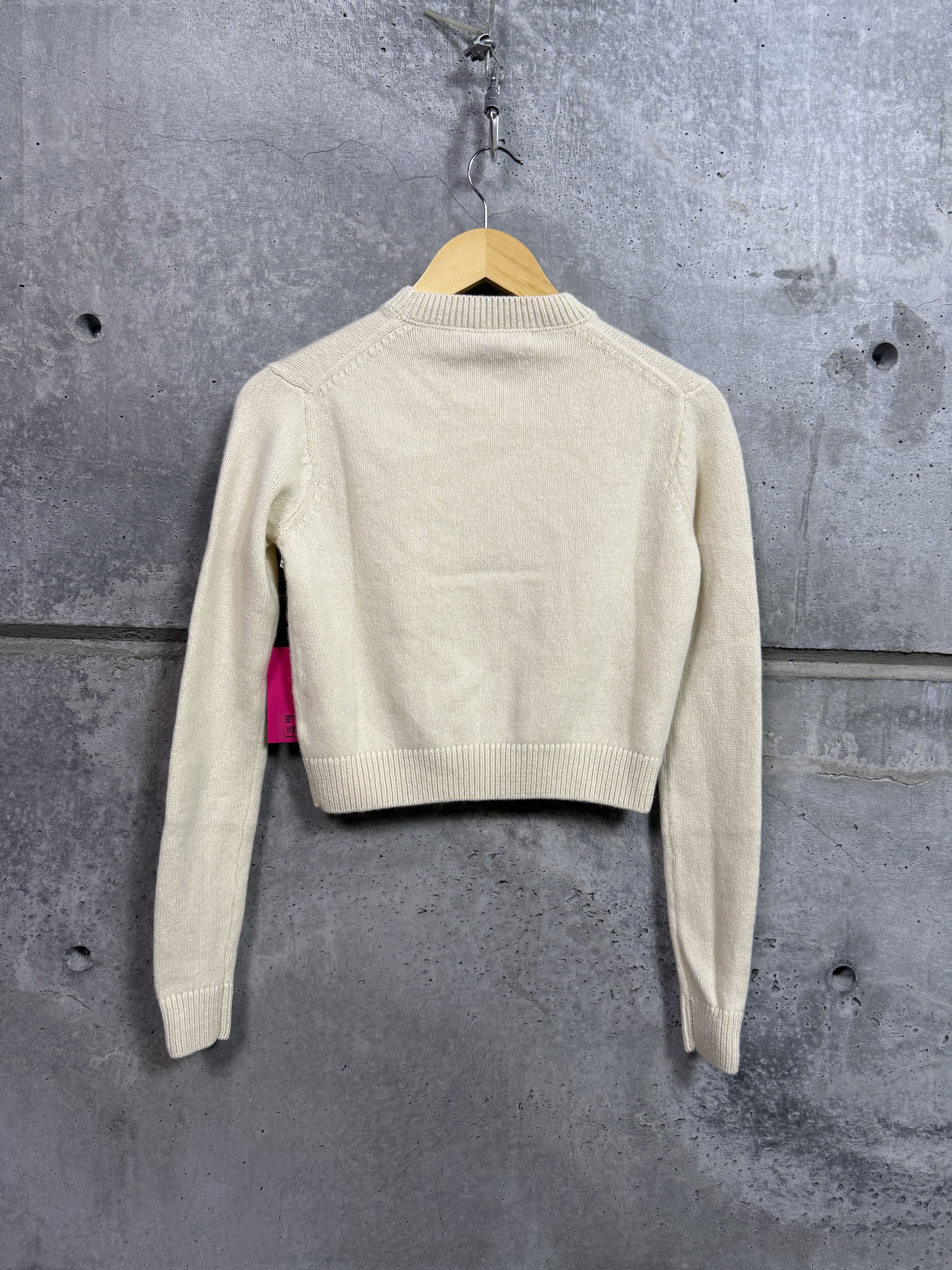 The Elder Statesman $1050 The Elder Statesman Simple Crew Cashmere Sweater Size XS / US 0-2 / IT 36-38 - 6 Thumbnail