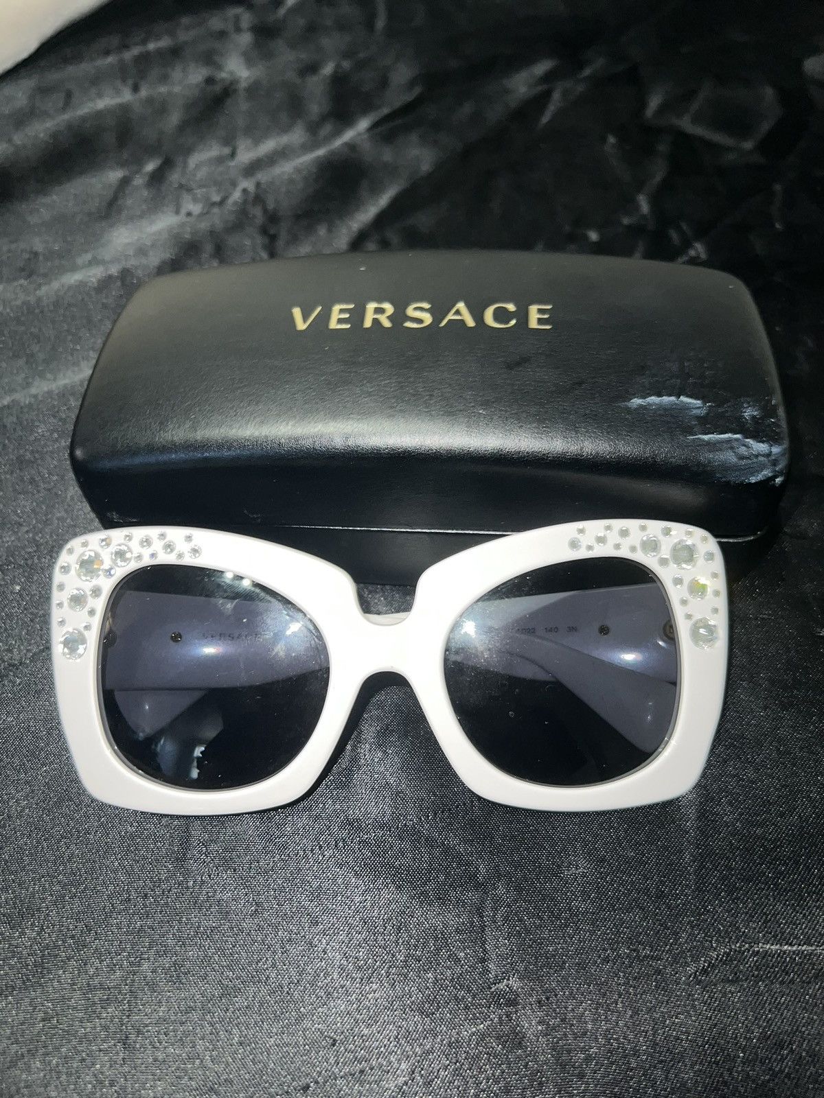 Versace Versace rhinestone sunglasses Size ONE SIZE - 1 Preview