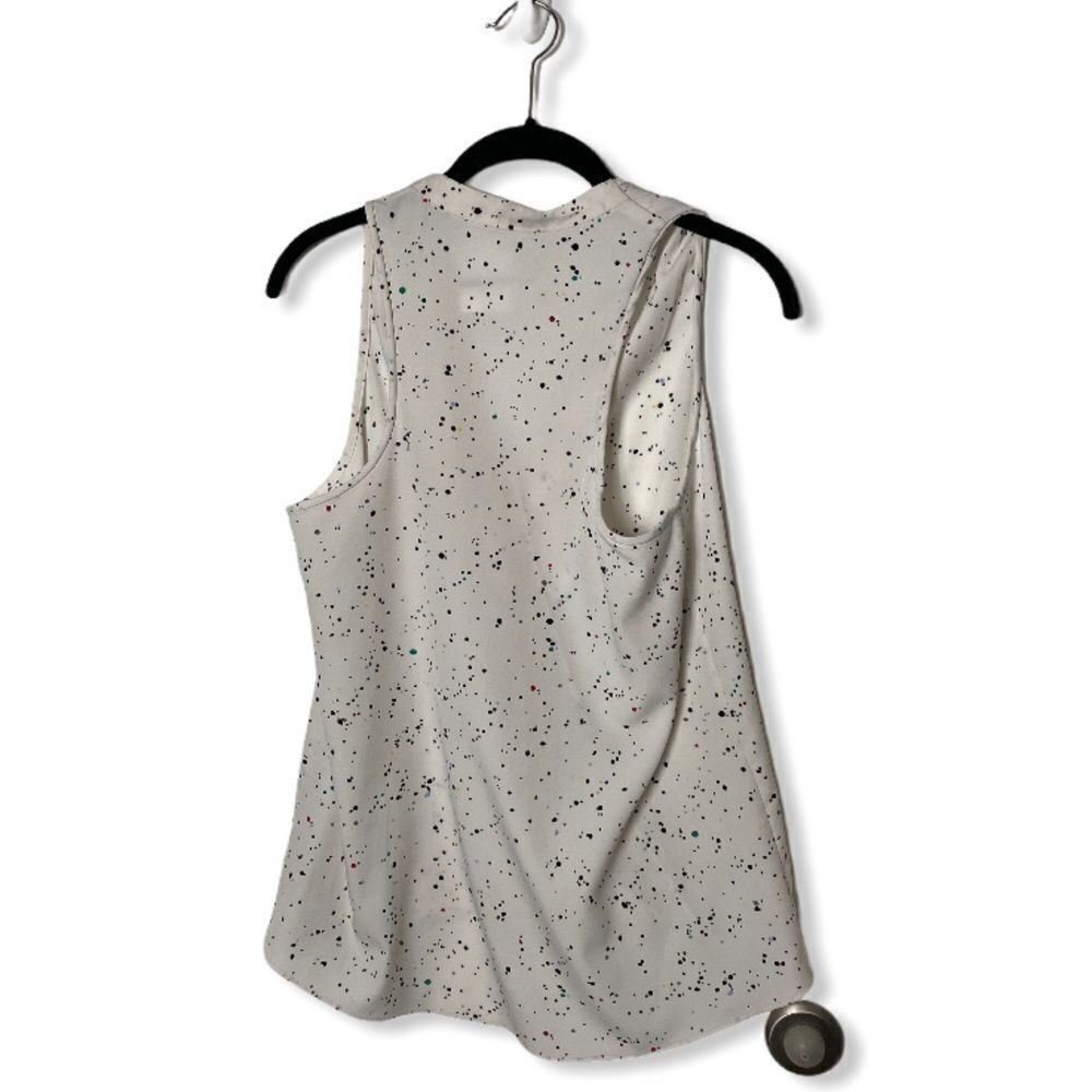 Tibi Tibi Splatter Dot Halter Top White Multicolor Print Wrap Sty Size S / US 4 / IT 40 - 4 Thumbnail
