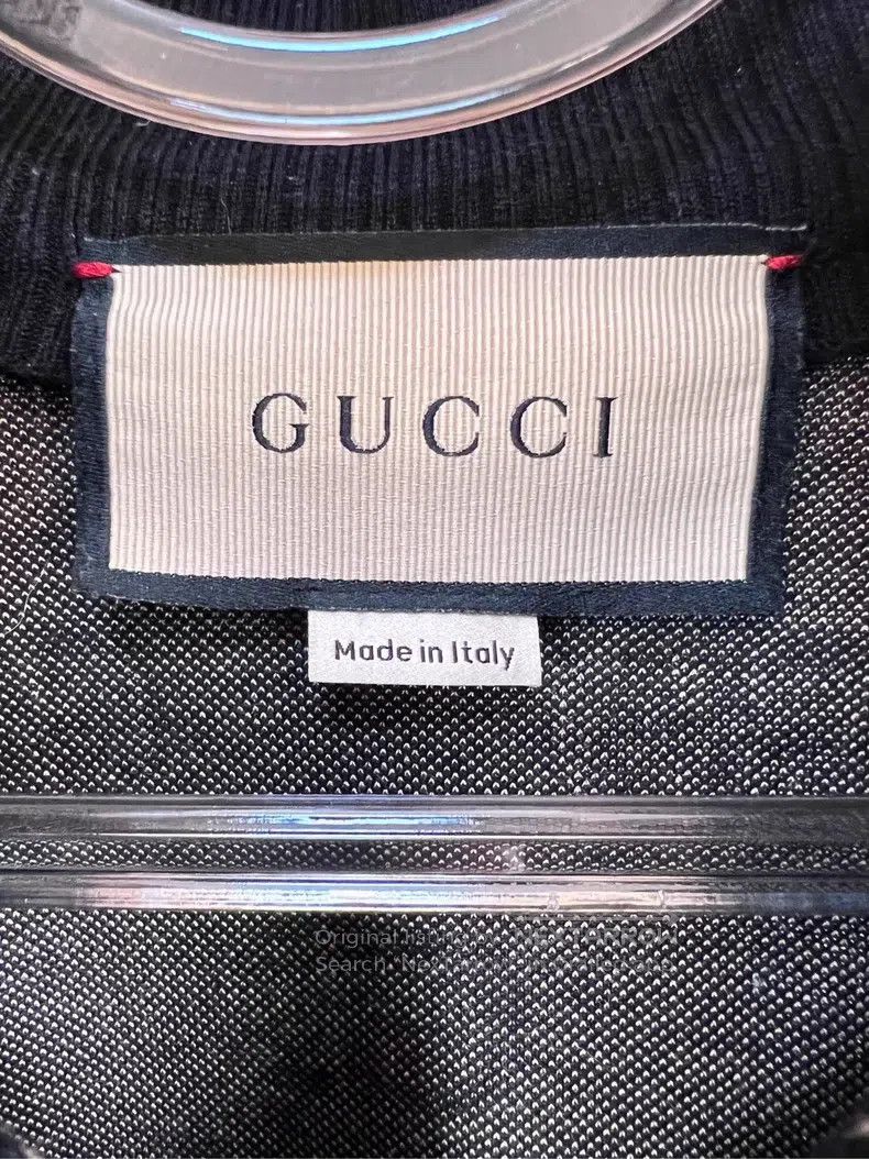 Gucci Gucci Black and gray full-printed logo school uniform jack Size US XL / EU 56 / 4 - 3 Thumbnail