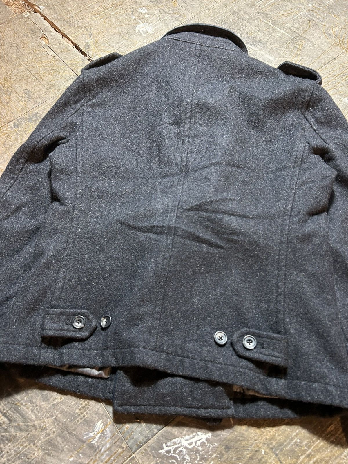 Tornado Mart Tornado Mart Japan Double Breasted Wool Coat Size L / US 10 / IT 46 - 11 Thumbnail