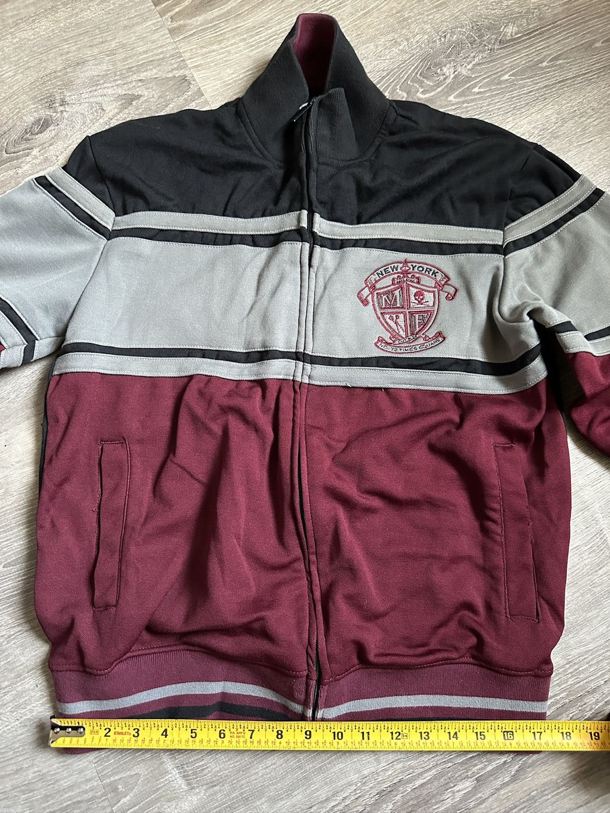 Marc Ecko × Vintage Marc Ecko New York Zip Up Sweater Size US M / EU 48-50 / 2 - 2 Thumbnail