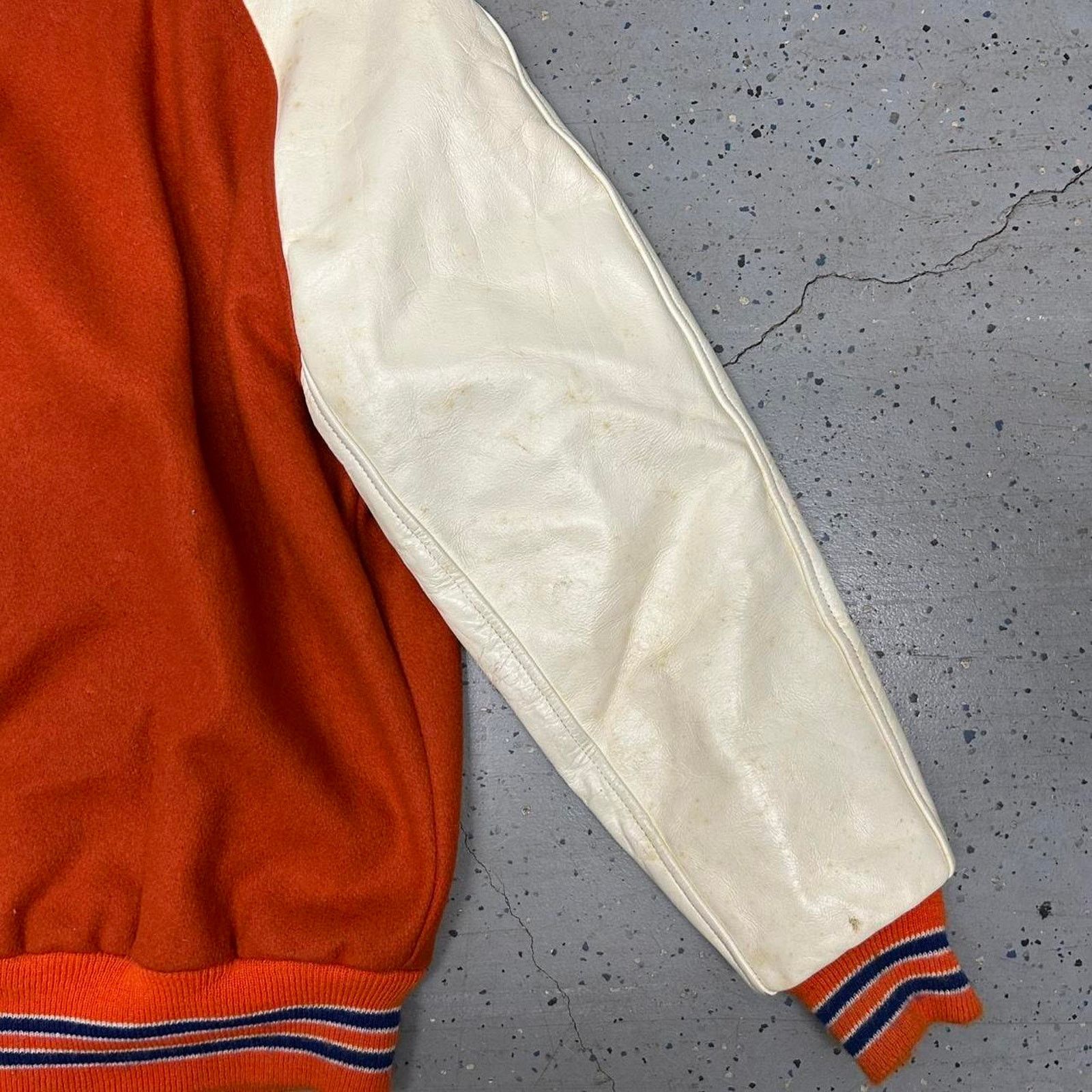 Other VTG 60s Orange and white varsity jacket Size US M / EU 48-50 / 2 - 8 Thumbnail