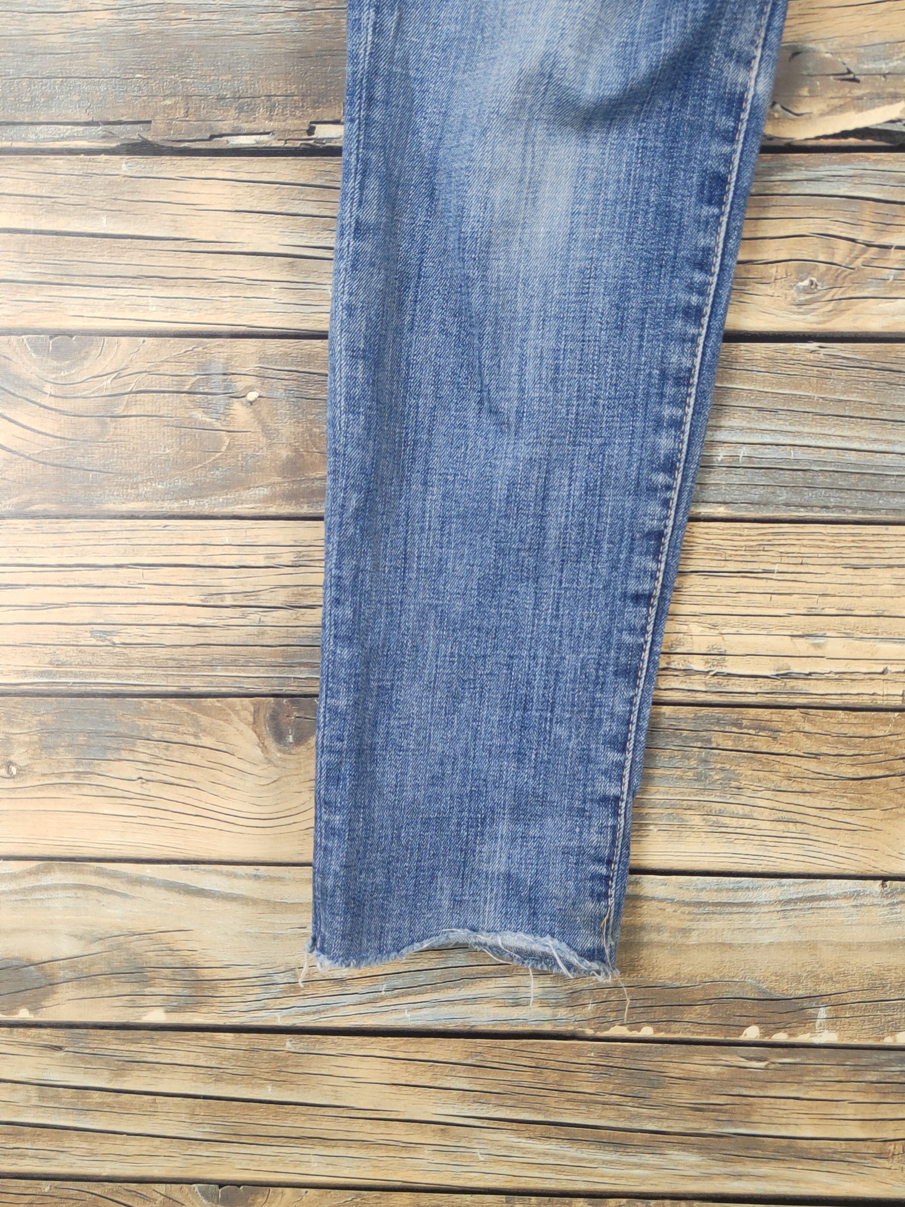 Polo Ralph Lauren Polo Ralph Lauren Blue Distressed Ripped Jeans #W2011 Size 29" - 4 Thumbnail