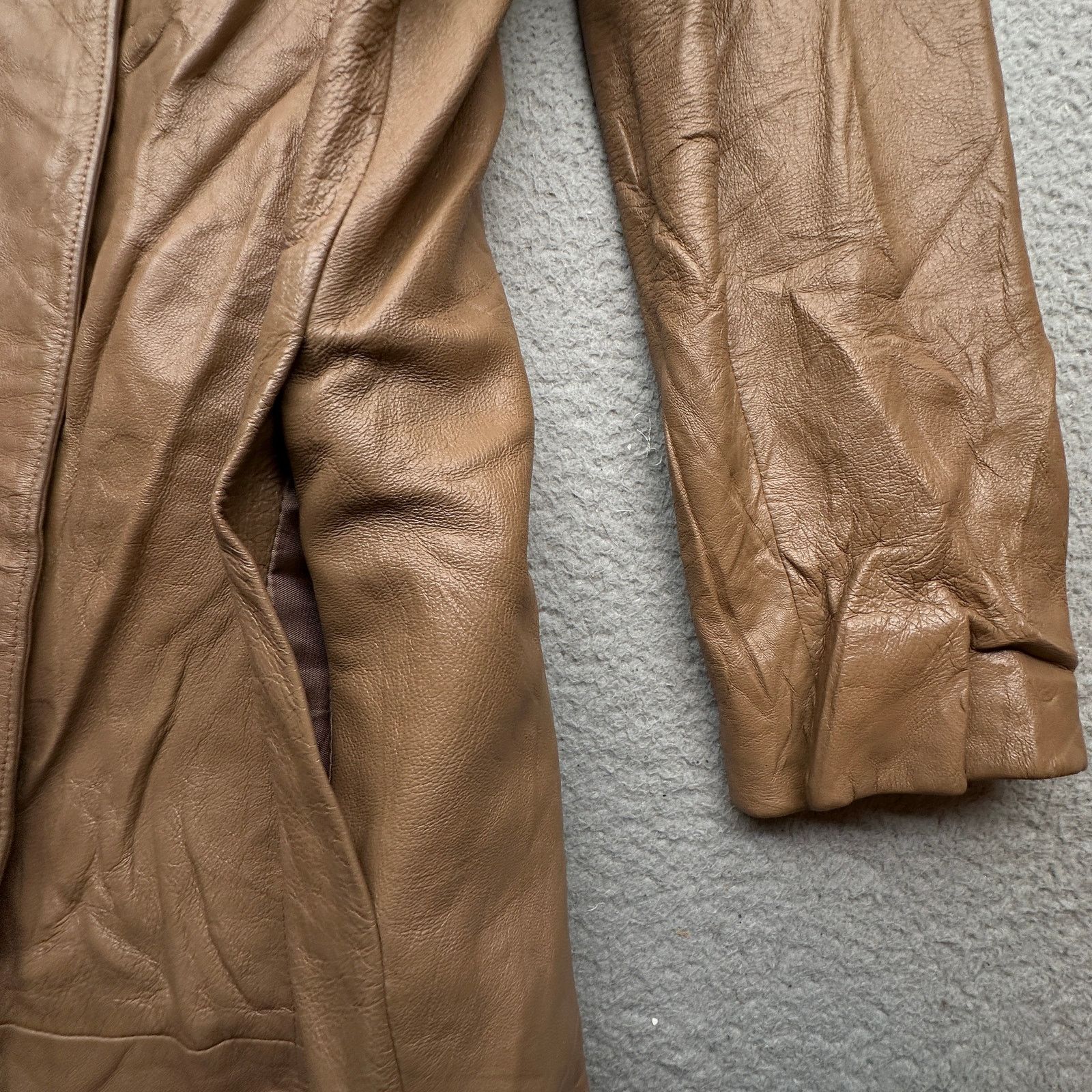 Other Vintage 70s New England Sportswear Leather Coat Womens 12 Size XL / US 12-14 / IT 48-50 - 14 Thumbnail