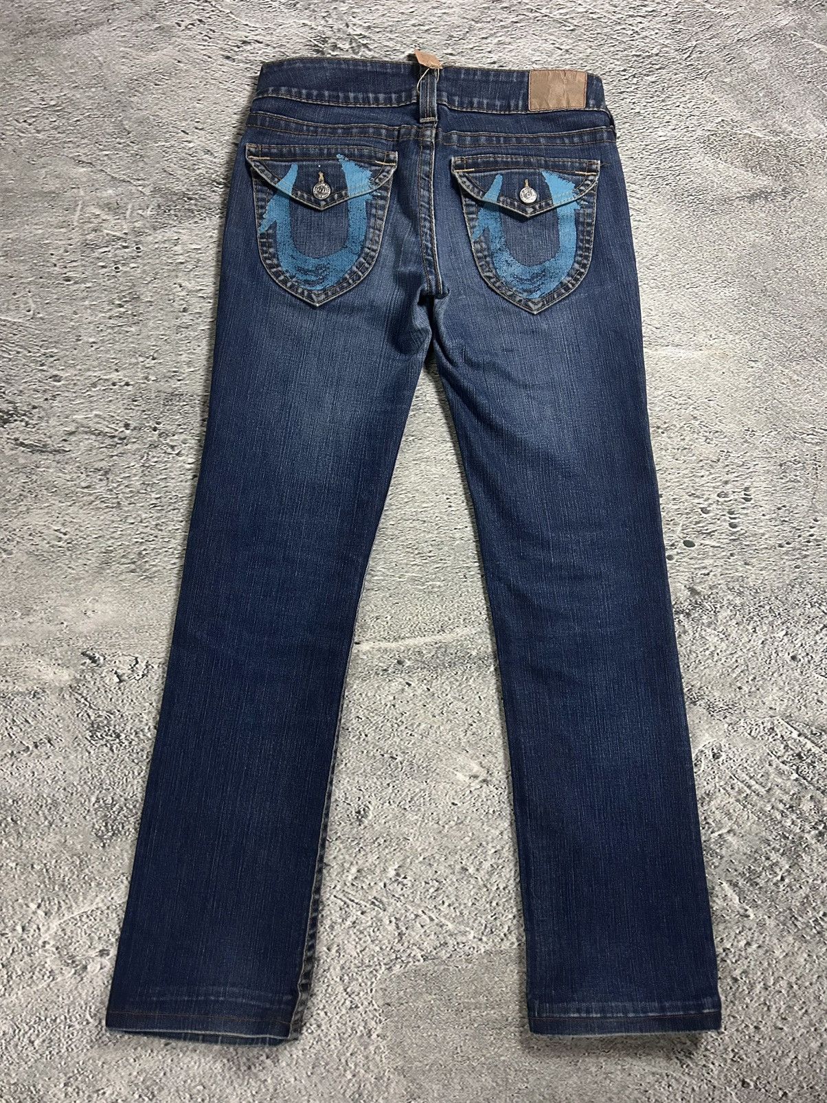True Religion True Religion vintage blue jeans big logo painted bootcut Size US 30 / EU 46 - 1 Thumbnail