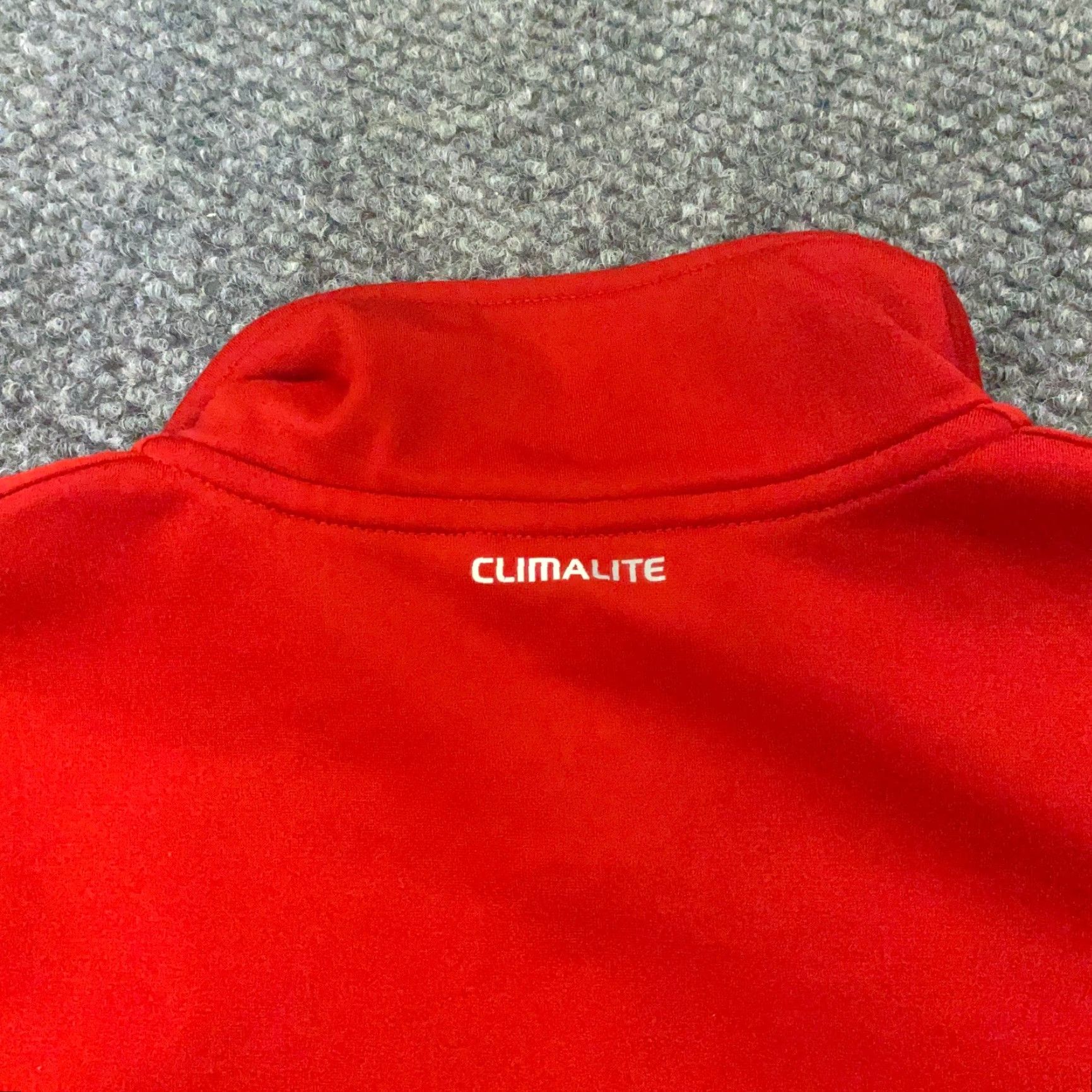 Adidas Adidas Track Jacket Climalite Mens Medium Red Full Zip Size US M / EU 48-50 / 2 - 7 Thumbnail