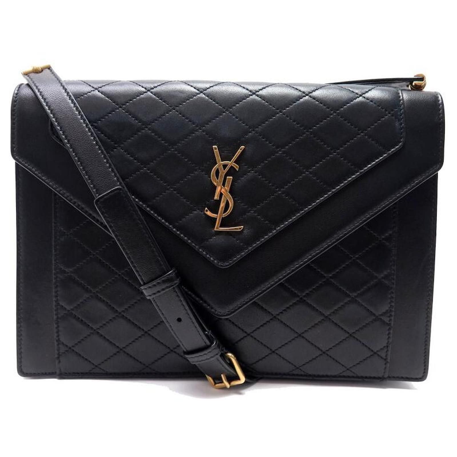 Saint Laurent Paris o1b1hav110824 Size: OS / Gaby Satchel Bag Lambskin in Black Size ONE SIZE - 1 Thumbnail