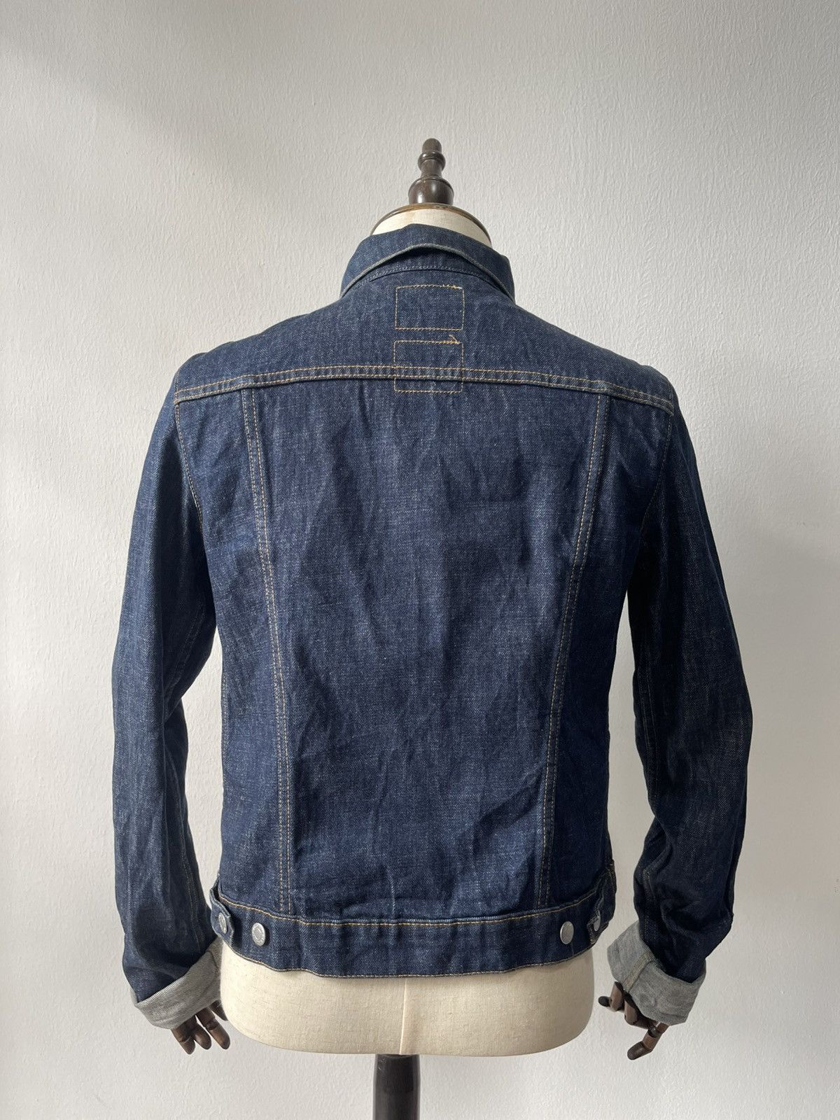 Helmut Lang 2000 Helmut Lang Elongated Denim Jacket c1 Size US S / EU 44-46 / 1 - 11 Thumbnail
