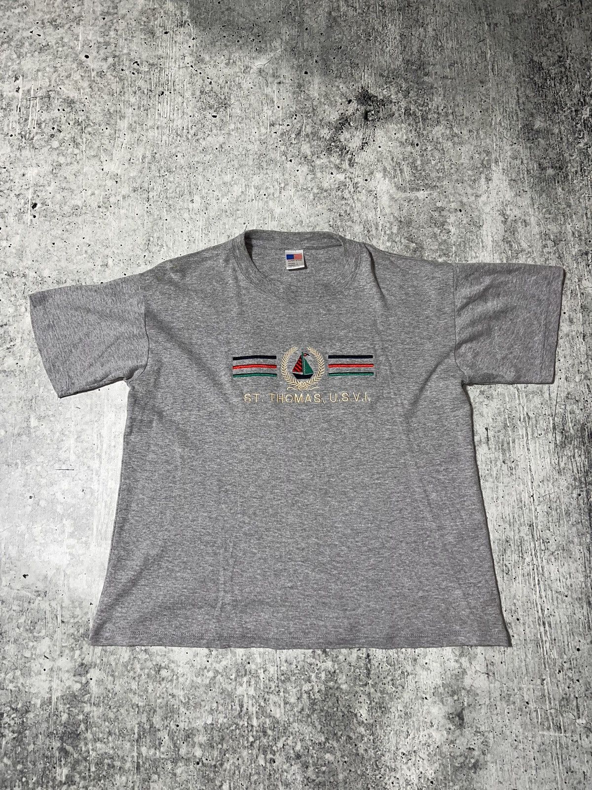 Other Vintage Y2K “St. Thomas” Embroidered Tee Size US L / EU 52-54 / 3 - 1 Thumbnail