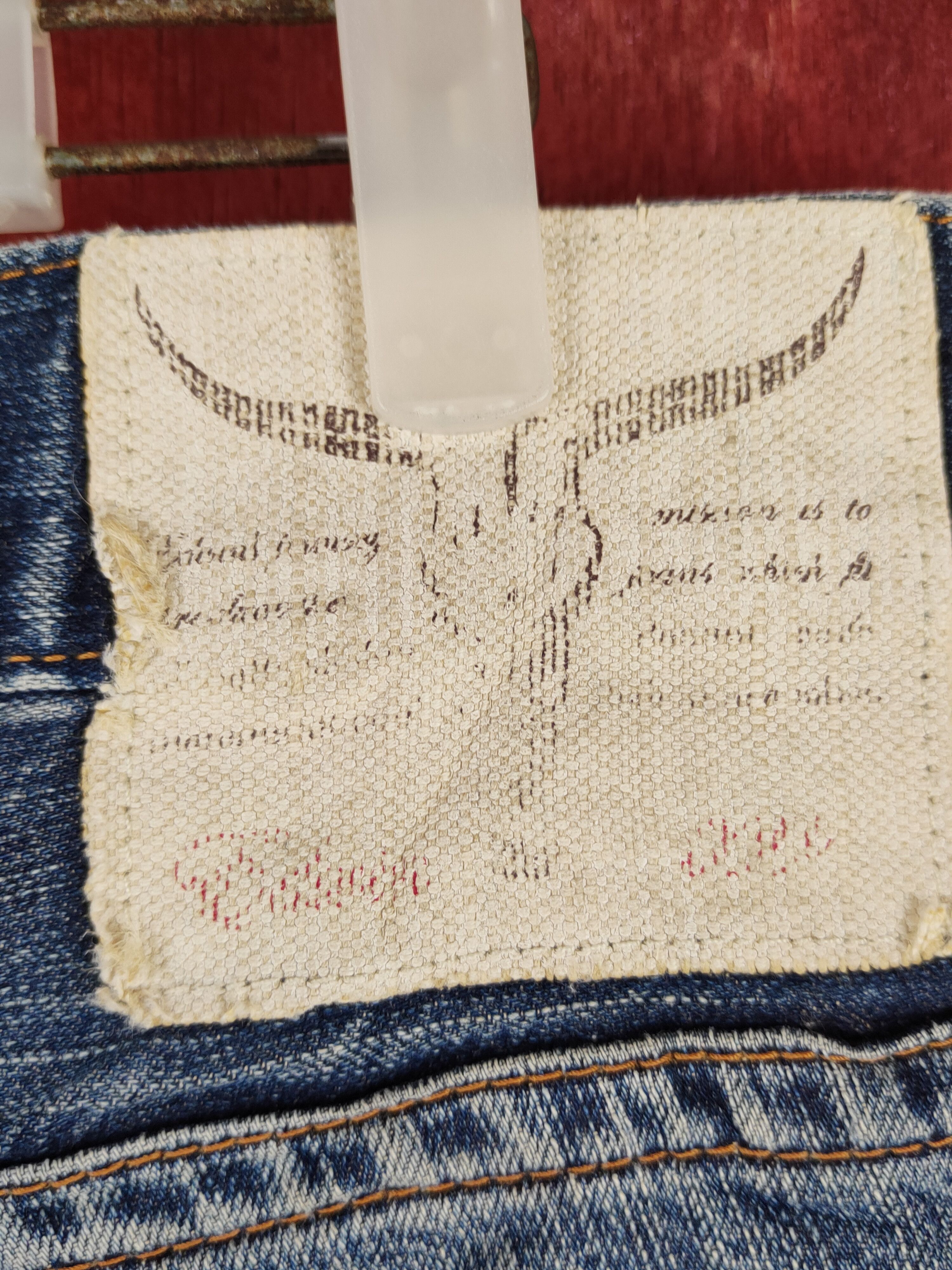 Edwin Edwin Dark Blue Distressed Ripped Jeans #S2204 Size US 32 / EU 48 - 11 Thumbnail