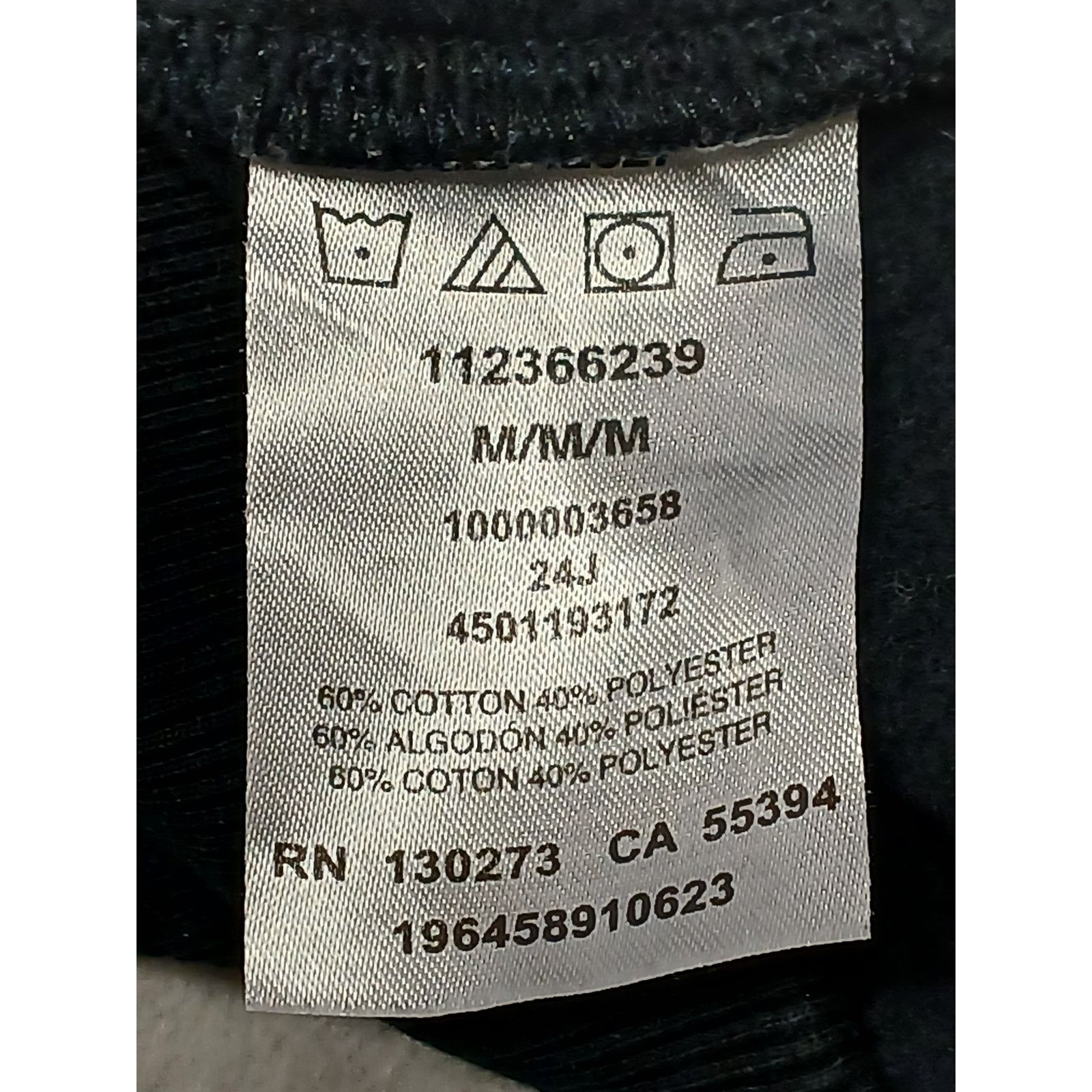 Wrangler Wrangler (Medium) Black Crew Neck Pullover Sweatshirt Size US M / EU 48-50 / 2 - 6 Thumbnail