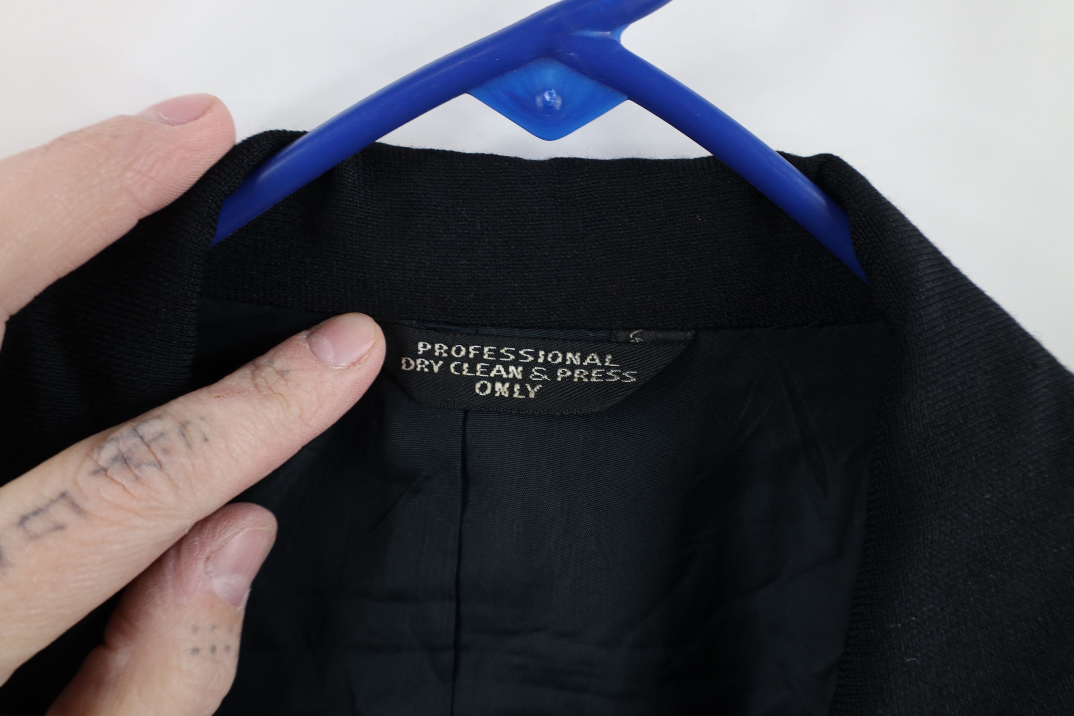 Vintage Vintage 70s Streetwear Suit Jacket Sport Coat Black USA Size US XXL / EU 58 / 5 - 7 Thumbnail