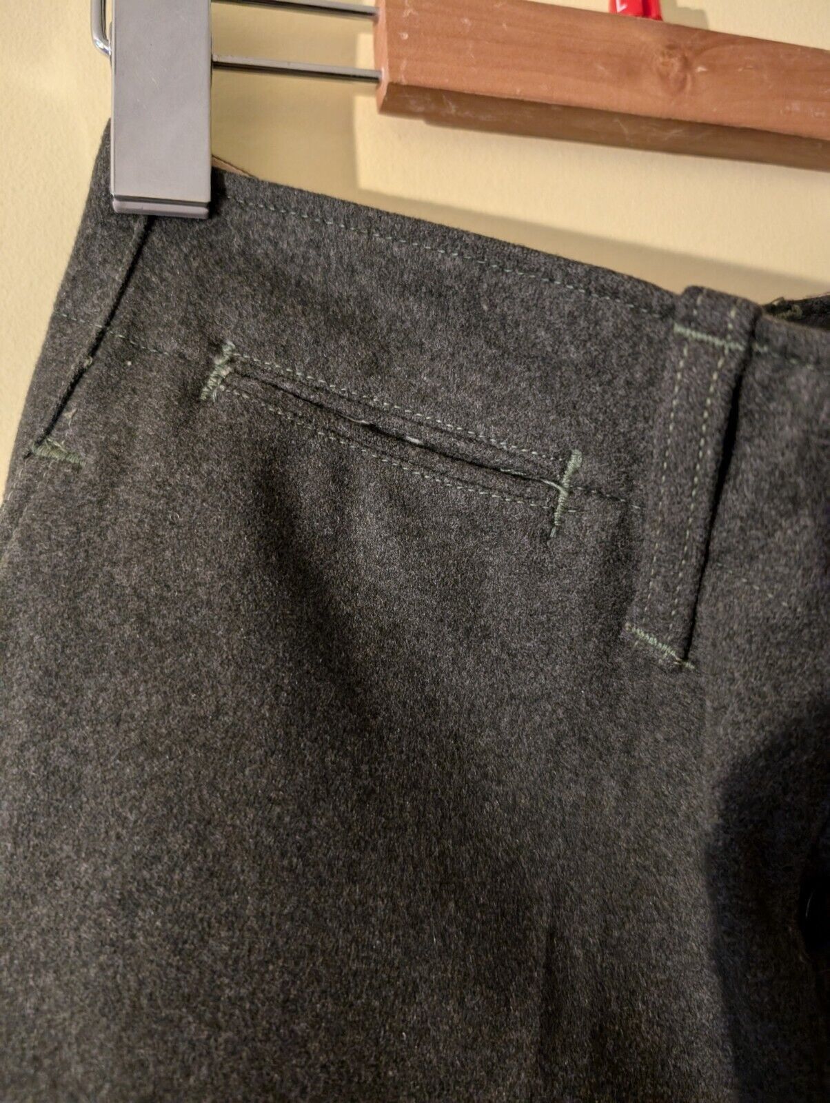 Other WW2 1944 Vintage United States Marine(?) Wool Pants Size US 26 / EU 42 - 7 Thumbnail