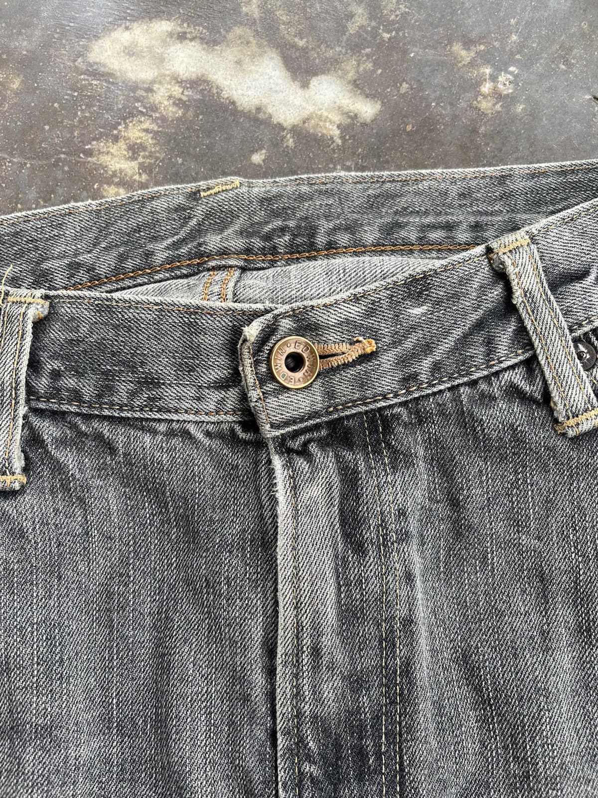 Edwin × If Six Was Nine × Japanese Brand Vintage Edwin 505 Mudwash Selvadge Denim Size US 34 / EU 50 - 16 Thumbnail
