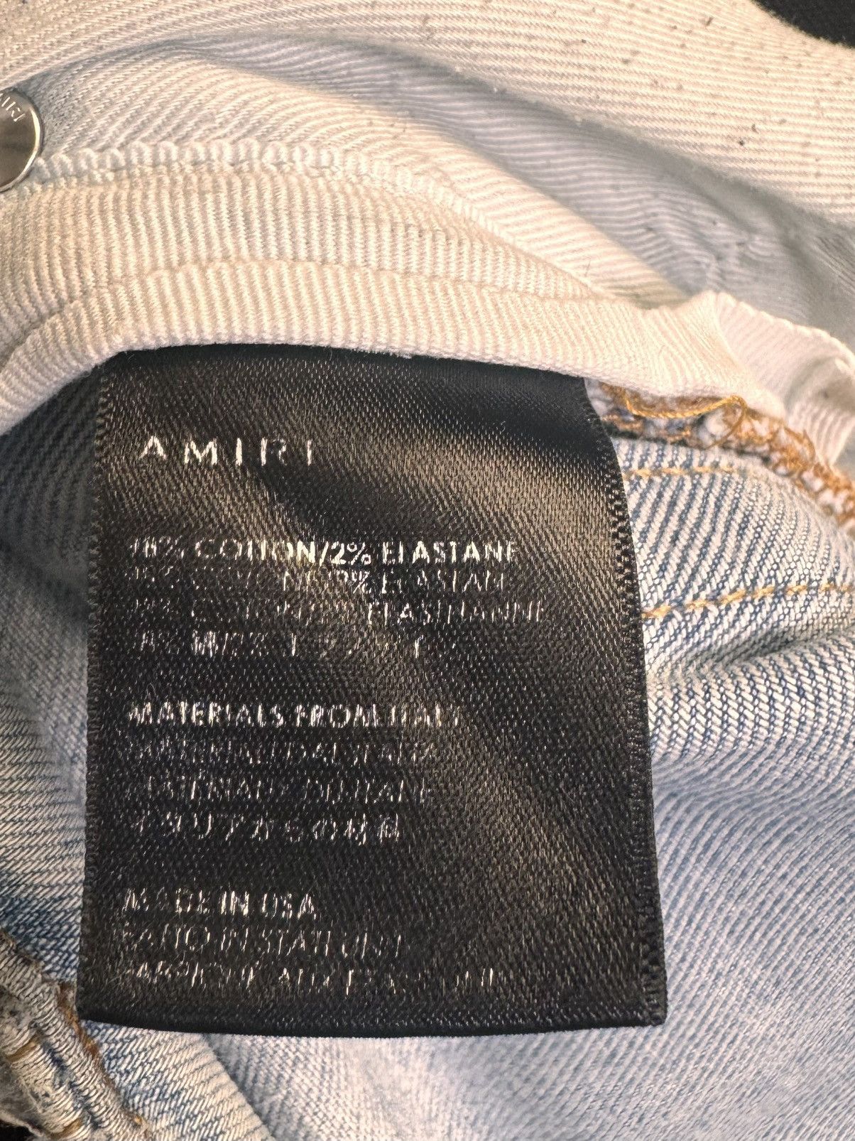 Amiri Amiri MX1 Sky Indigo ‘Tie Dye’ Size US 29 - 5 Thumbnail