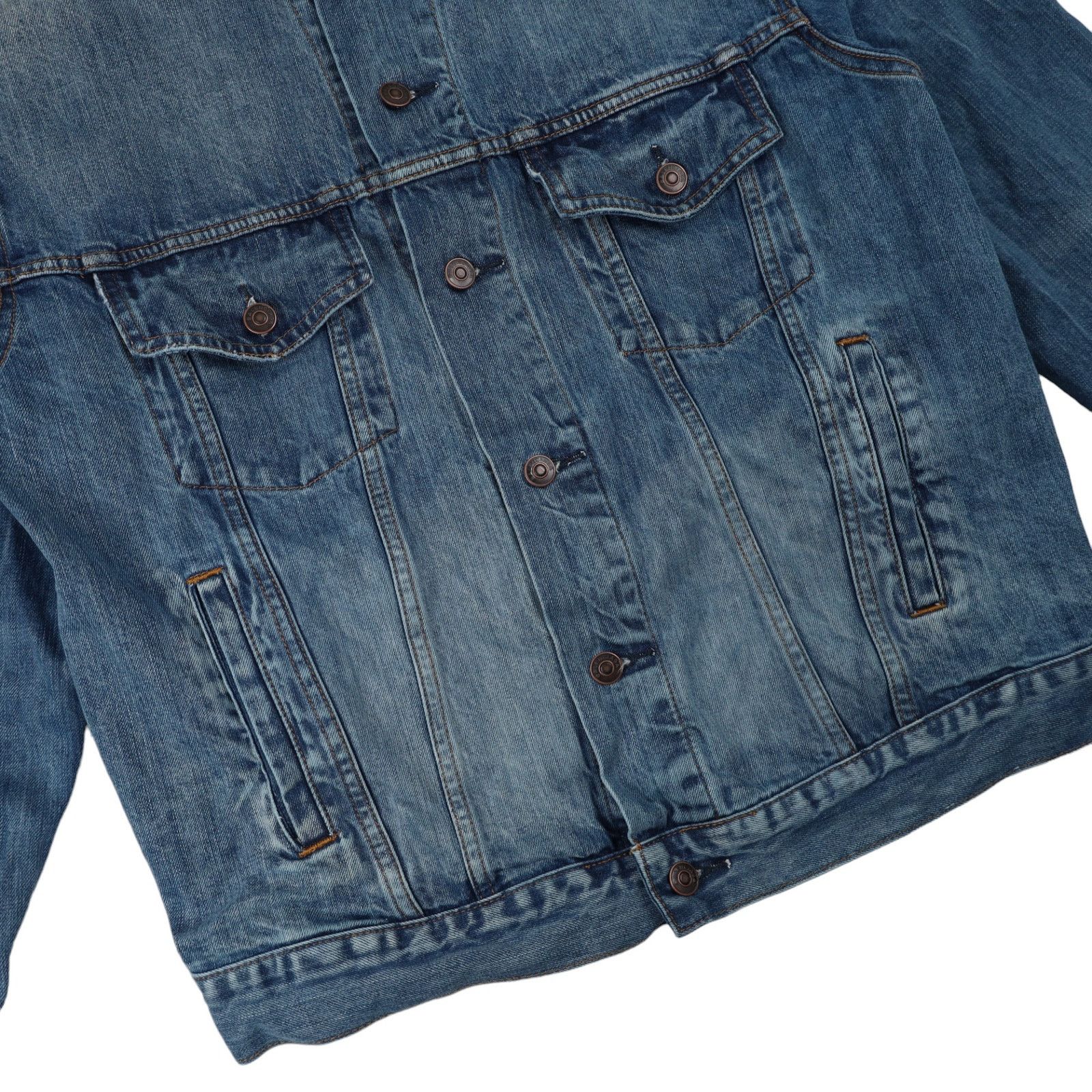 Balenciaga Balenciaga Mode Japanese Denim Embroidered Spellout Jacket Size US M / EU 48-50 / 2 - 3 Thumbnail