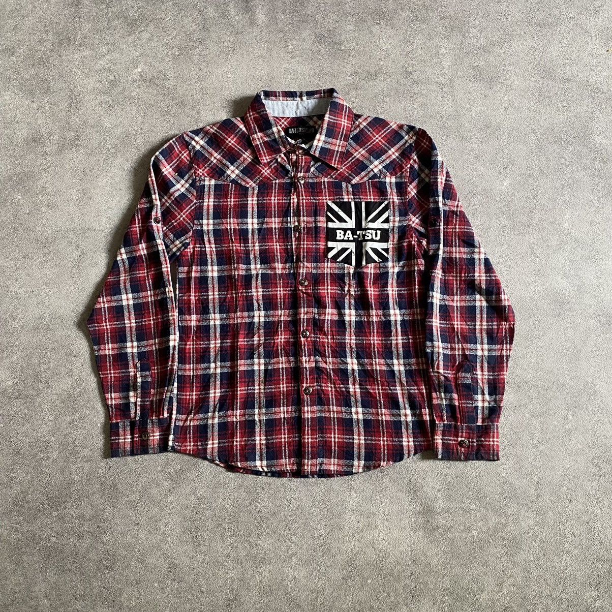 Japanese Brand 2000s Bat-su Studio Plaid Flag Pocket Size US S / EU 44-46 / 1 - 1 Thumbnail