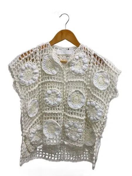 Comme des Garcons Comme Des Garcons Beige vintage woven design top Size S / US 4 / IT 40 - 1 Thumbnail
