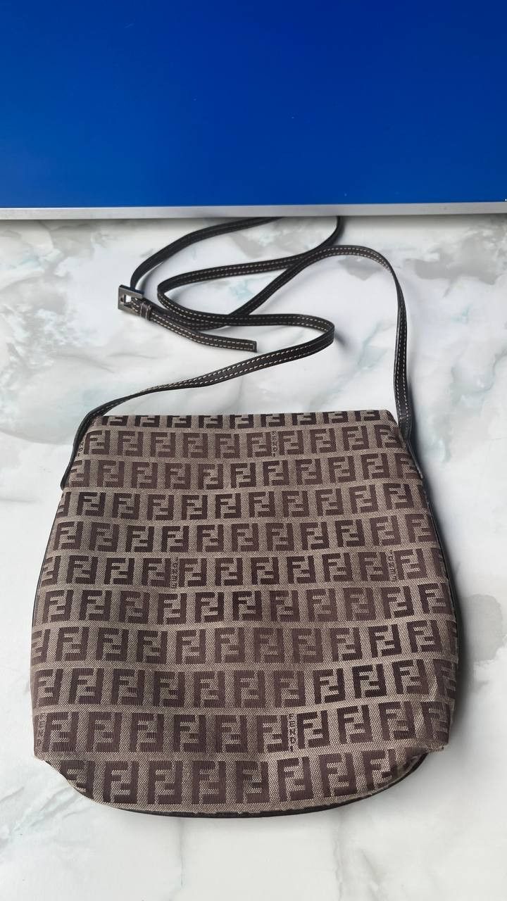 Fendi Fendi Zucchino Canvas Shoulder Bag Size ONE SIZE - 2 Thumbnail