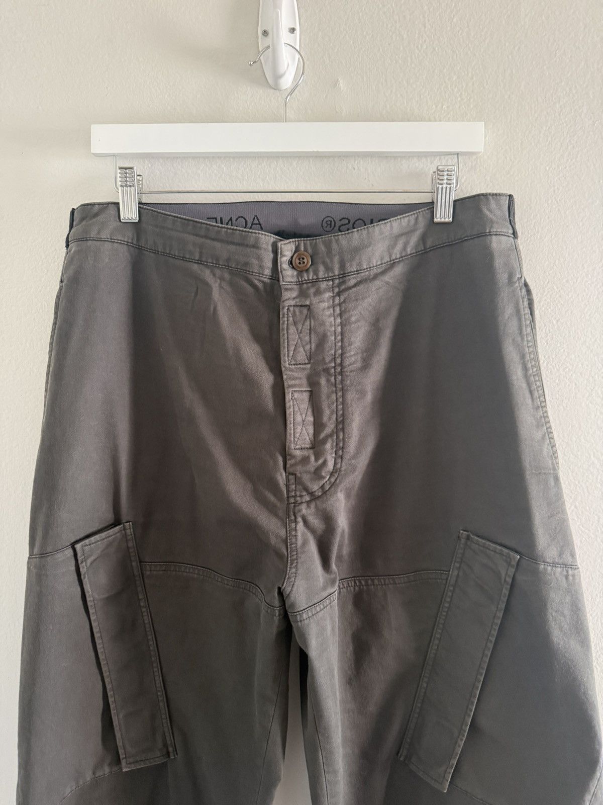 Acne Studios Acne Studios Chevron 6 Pocket Cargo Pants Washed Anthracite Size US 34 / EU 50 - 12 Thumbnail
