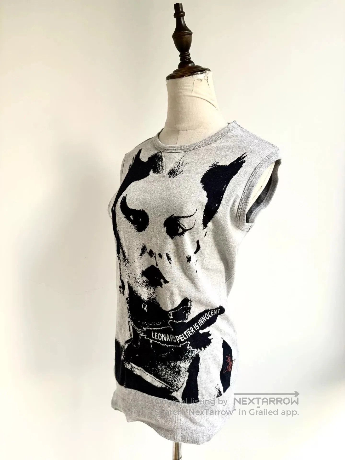 Vivienne Westwood vivienne westwood gray knitted vest with print. Size M / US 6-8 / IT 42-44 - 3 Thumbnail