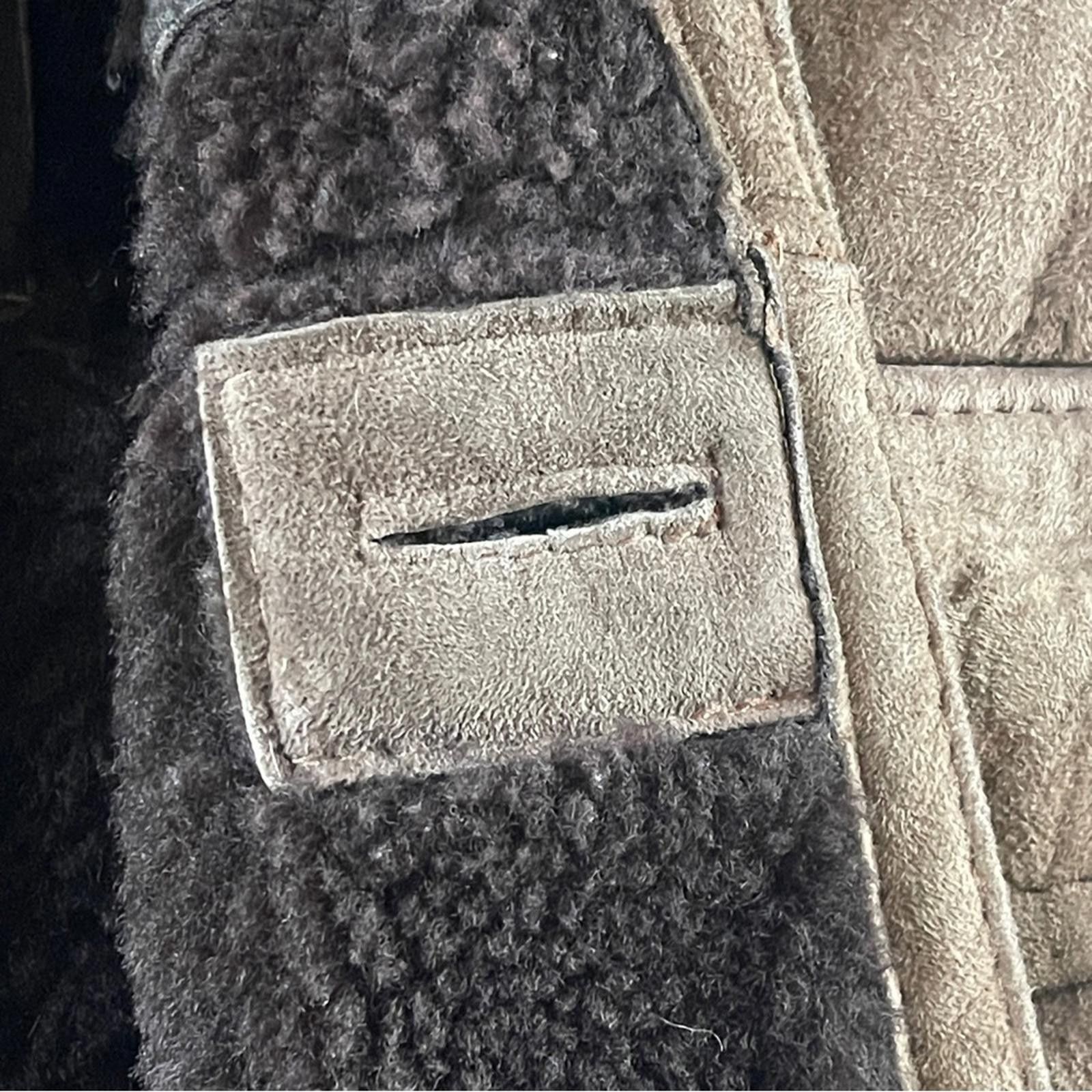 Other Texas Tanning Men's Brown Genuine Shearling Coat size 36 Size US M / EU 48-50 / 2 - 6 Thumbnail