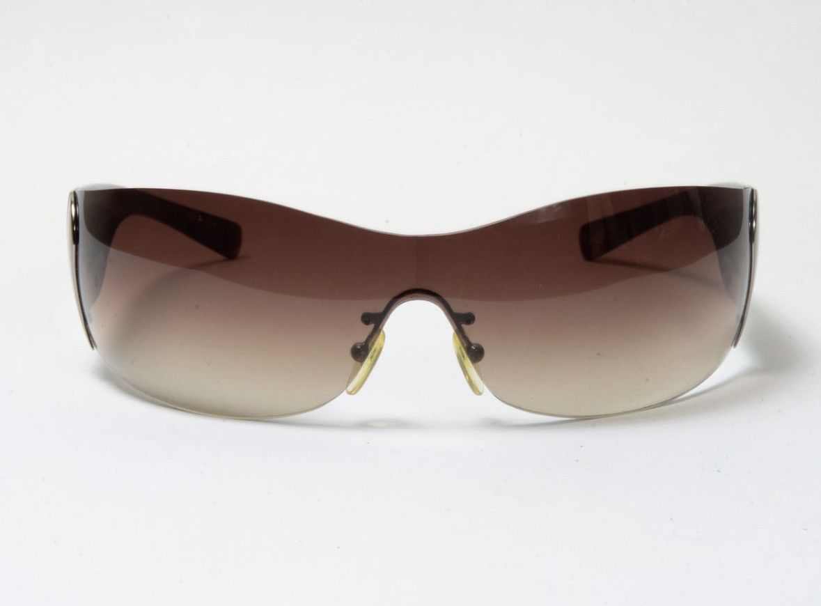 Prada PRADA Sunglasses Flame 2004 Star Mask Fire Chrome Silver Size ONE SIZE - 5 Thumbnail