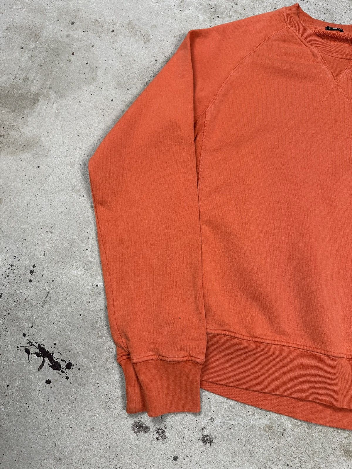 Japanese Brand × Vintage Vintage 90s PlayLife Orange Blank Crewneck Sweatshirt Size US S / EU 44-46 / 1 - 3 Thumbnail
