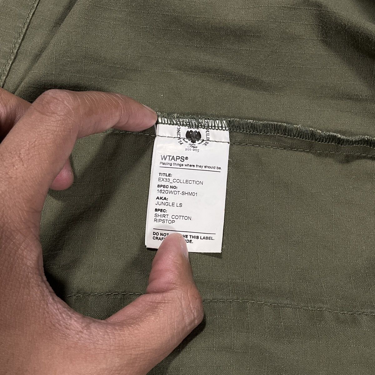 Wtaps WTAPS JUNGLE LS SHIRT. COTTON. RIPSTOP Size US L / EU 52-54 / 3 - 6 Thumbnail