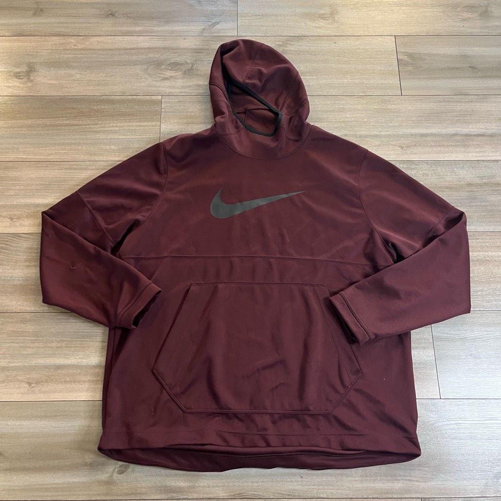 Nike Nike Maroon Athletic Casual Hoodie Men XXL Size US XXL / EU 58 / 5 - 1 Thumbnail