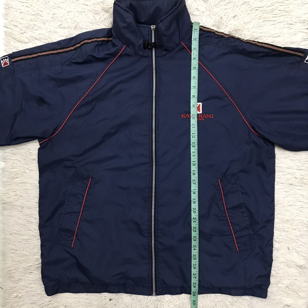 Karl Kani Vintage 90s Karl Kani Jeans Biglogo Windbreaker Jacket Size US XL / EU 56 / 4 - 14 Thumbnail