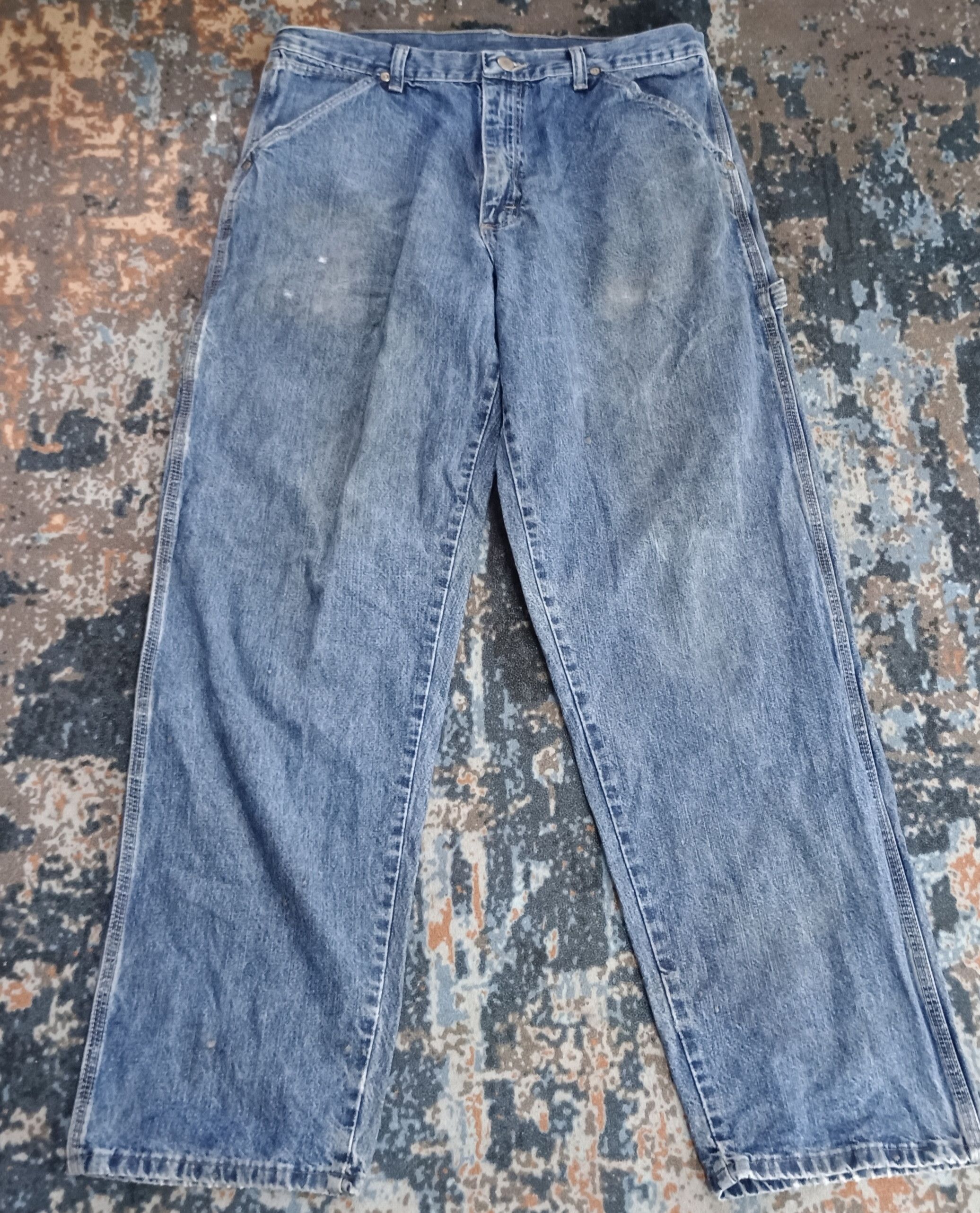 Wrangler Vintage💥 Wrangler Carpenter Workwear Jeans Size US 32 / EU 48 - 2 Thumbnail