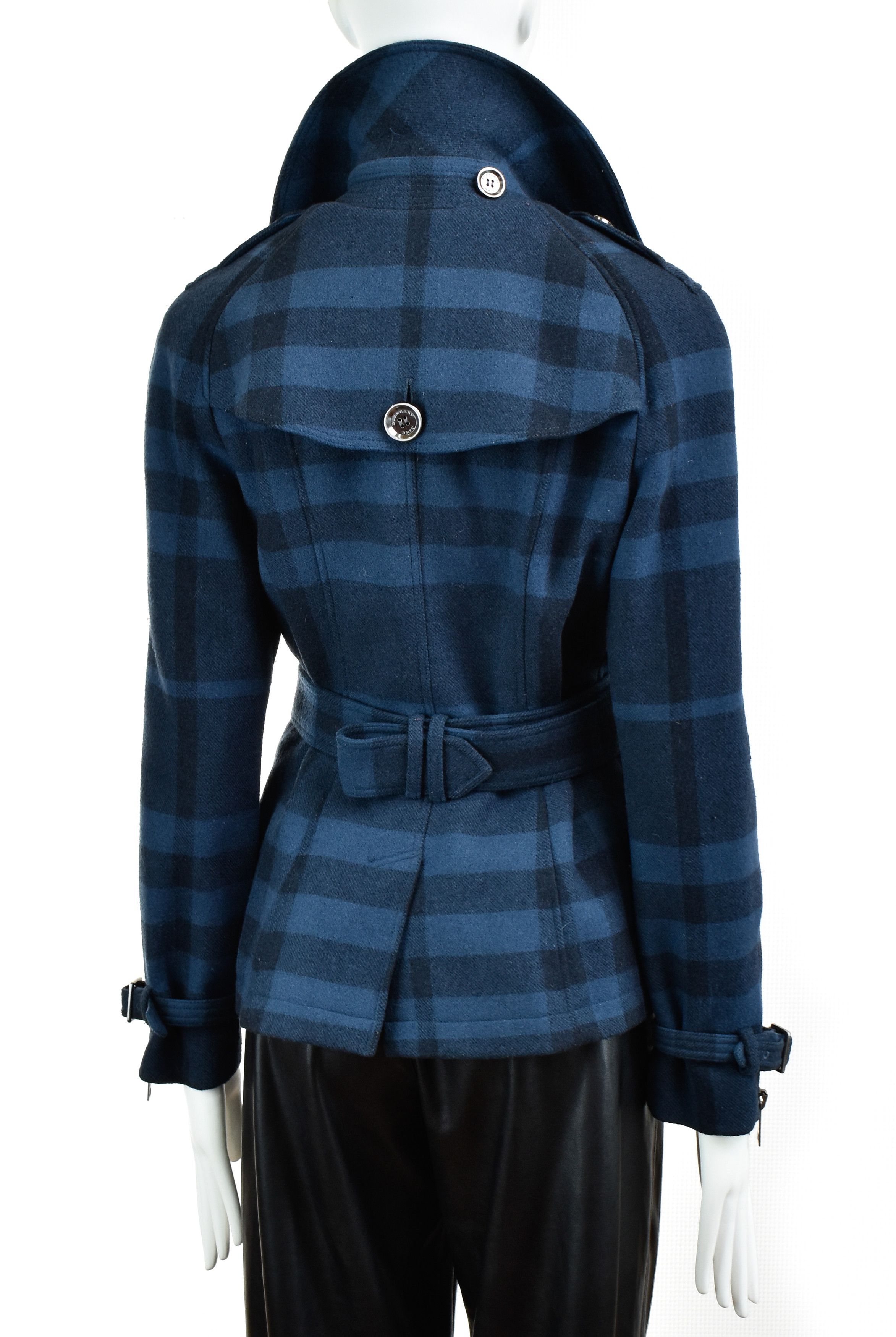 Burberry BURBERRY Brit Full Nova Check Wool Trench Coat Belted Jacket Size M / US 6-8 / IT 42-44 - 6 Thumbnail
