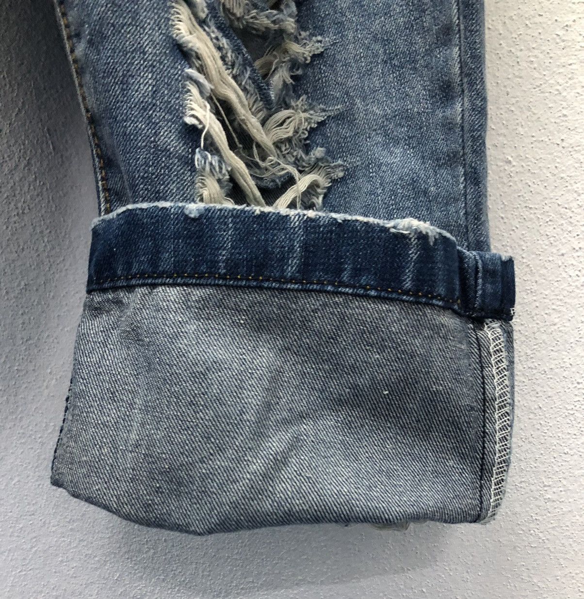 Japanese Brand Vintage Classic New Jeans Overalls Size 36" / US 14 / IT 50 - 13 Thumbnail