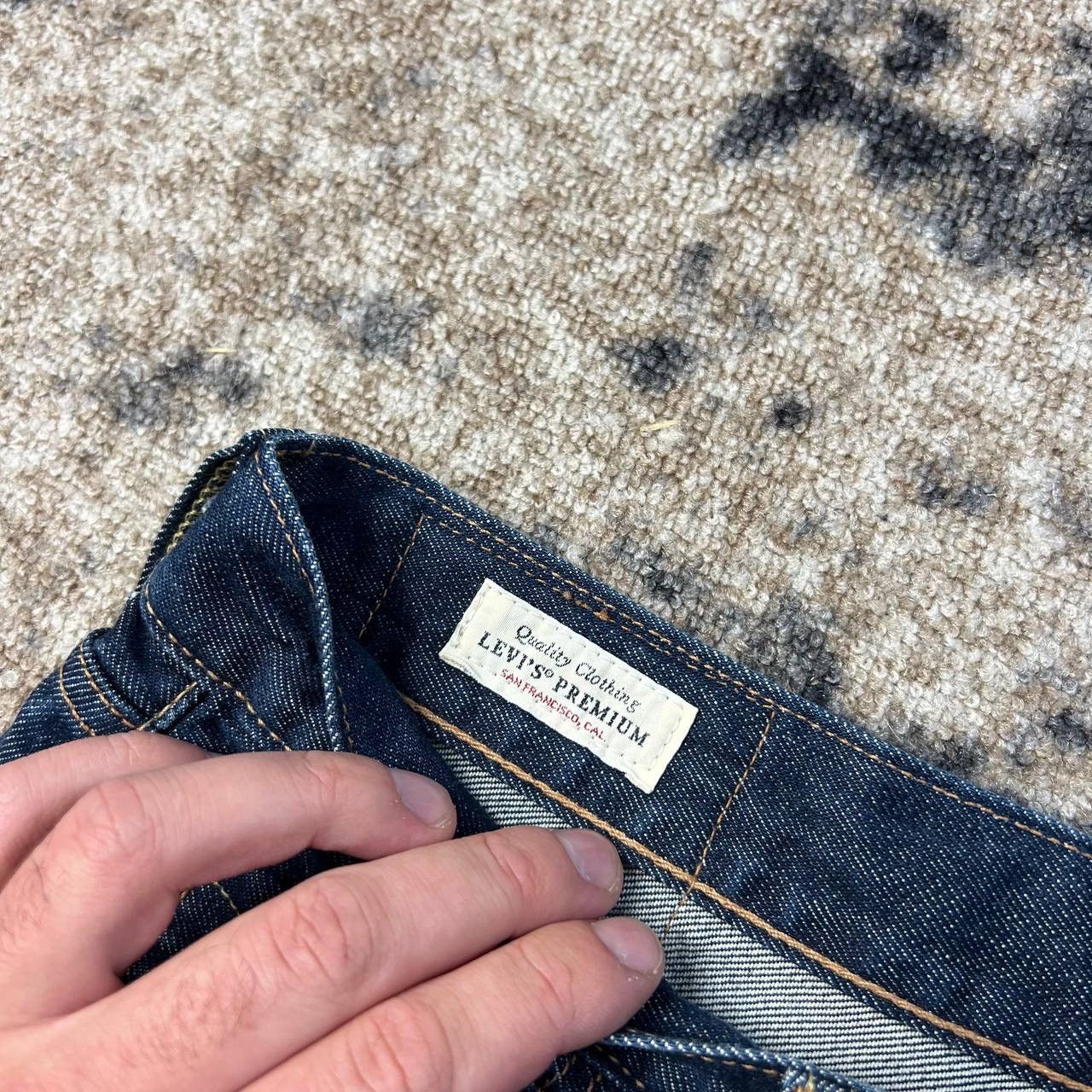Levi's 501 Levis Blue Denim Tapered Fit Denim Jeans Size US 32 / EU 48 - 6 Thumbnail